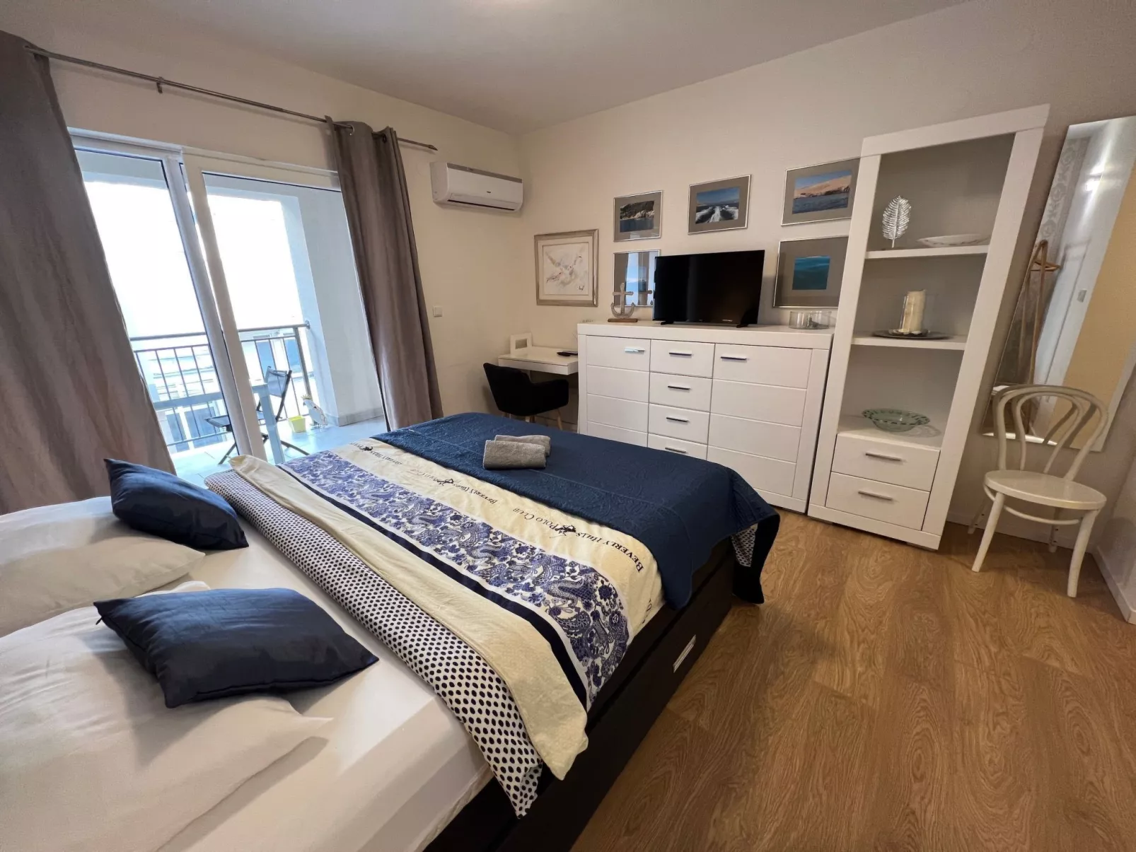 Studio-Wohnung am Meer Marina Mel-Drinnen