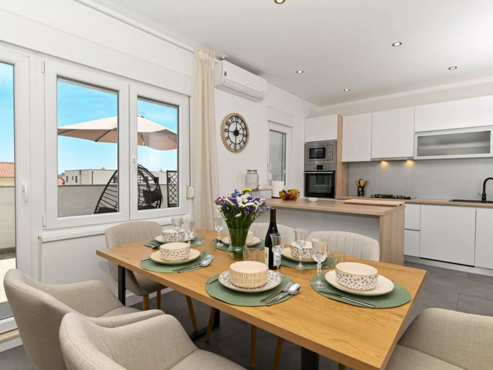 Charmante 2-Zimmer-Wohnung in der Nähe der Altstadt von Trogir-Drinnen