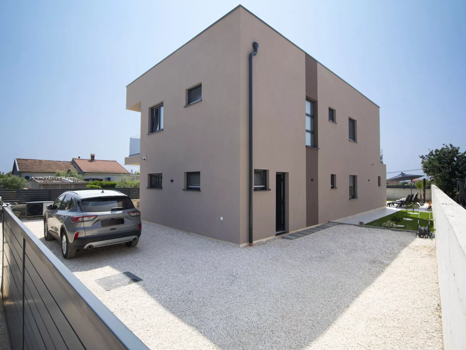 Villa del Sol bei Fažana mit privatem Pool-Draußen