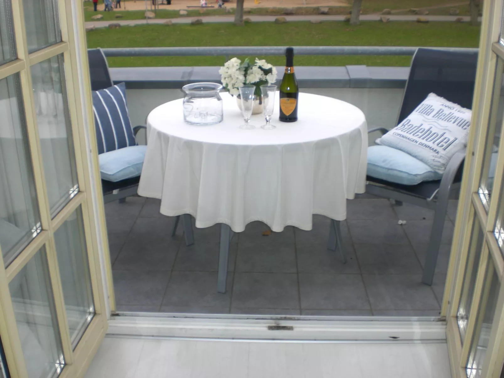 Große Ferienwohnung Morgensünn-am-Strand - Dehors