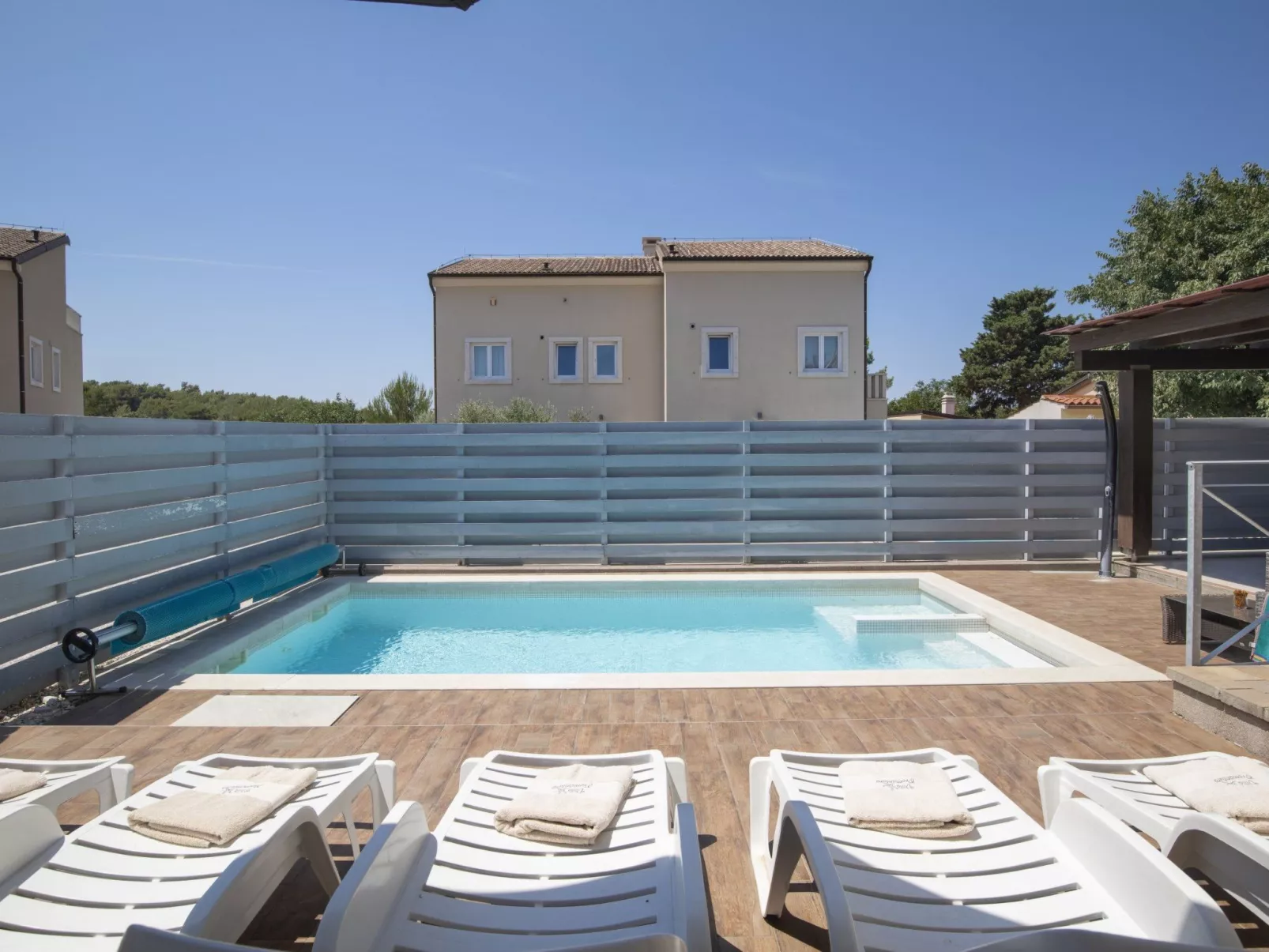 Villa Castagna in Premantura mit Pool und Sauna-Dehors
