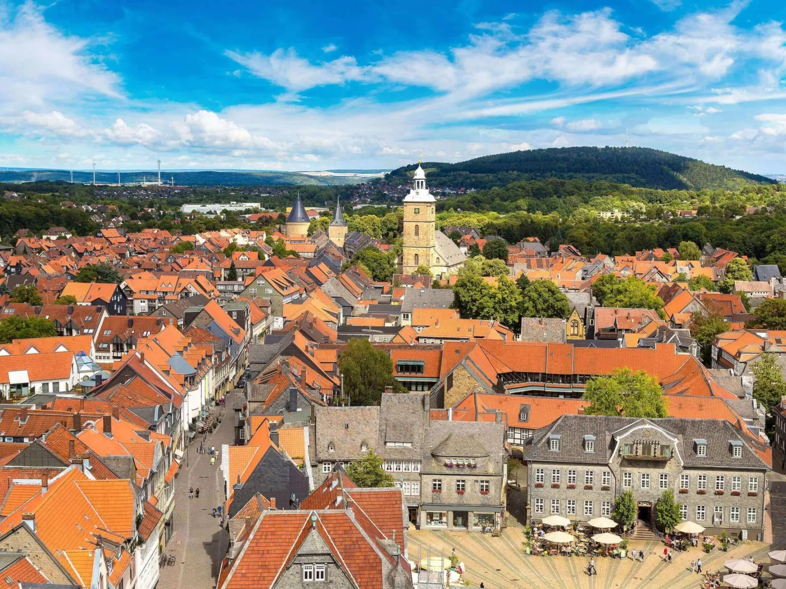 In Goslar mit Terrasse und Grill-Draußen