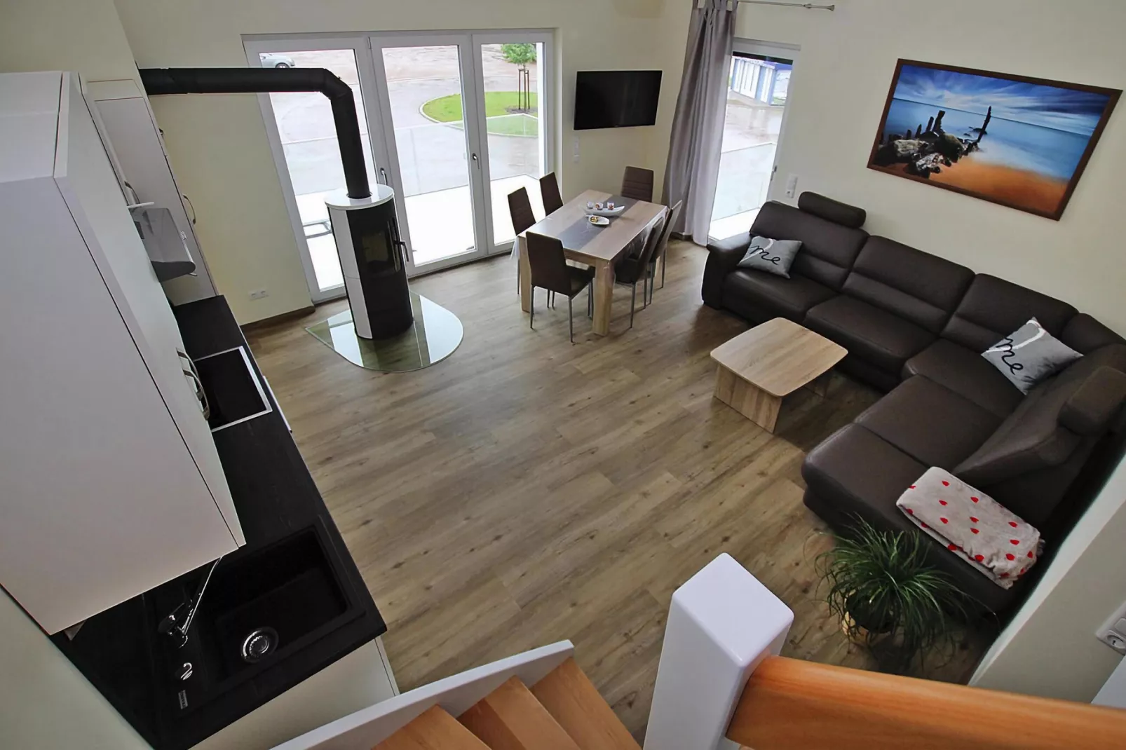 Apartment Hafenflair / Haus 1 OG-Wohnung 3 8 Pers-Living room