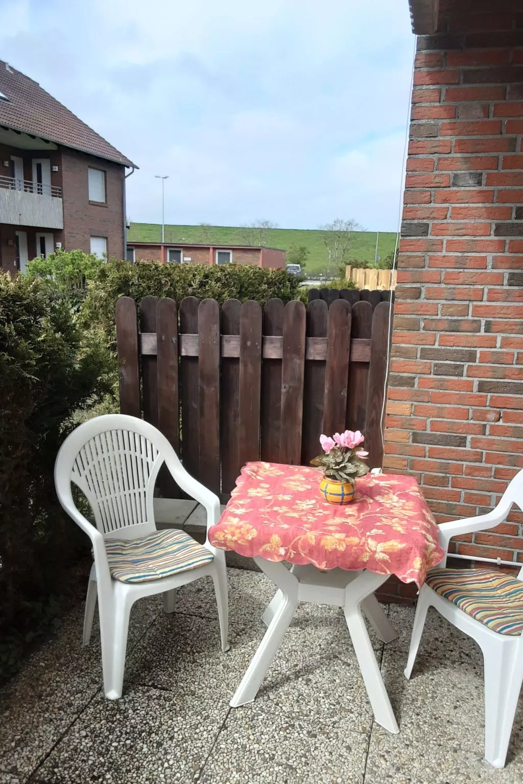 Wohnung in Norddeich direkt am Strand-Dehors