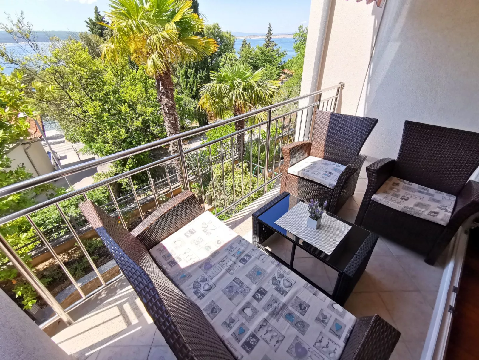 Wohnung für 4 Personen, 50m vom Strand entfernt-Draußen