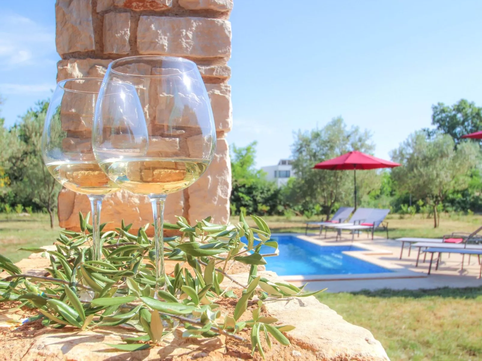 Villa Romana mit Pool-Draußen