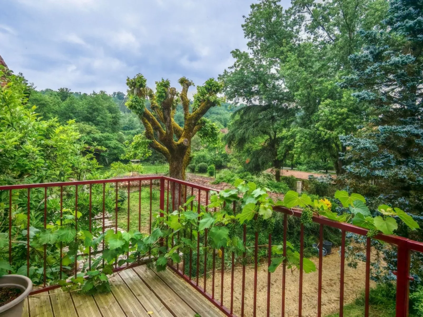 In Périgord Noir Dordogne in der Nähe von Limeuil-Outside