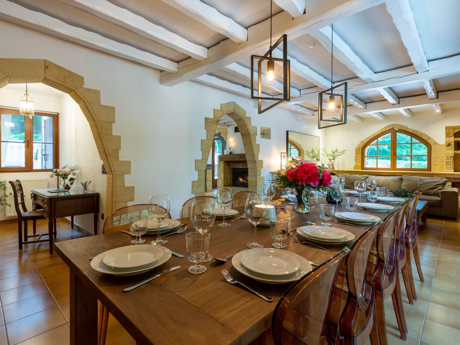 Luxus-Ferienhaus mit beheiztem Pool in der Dordogne-Inside