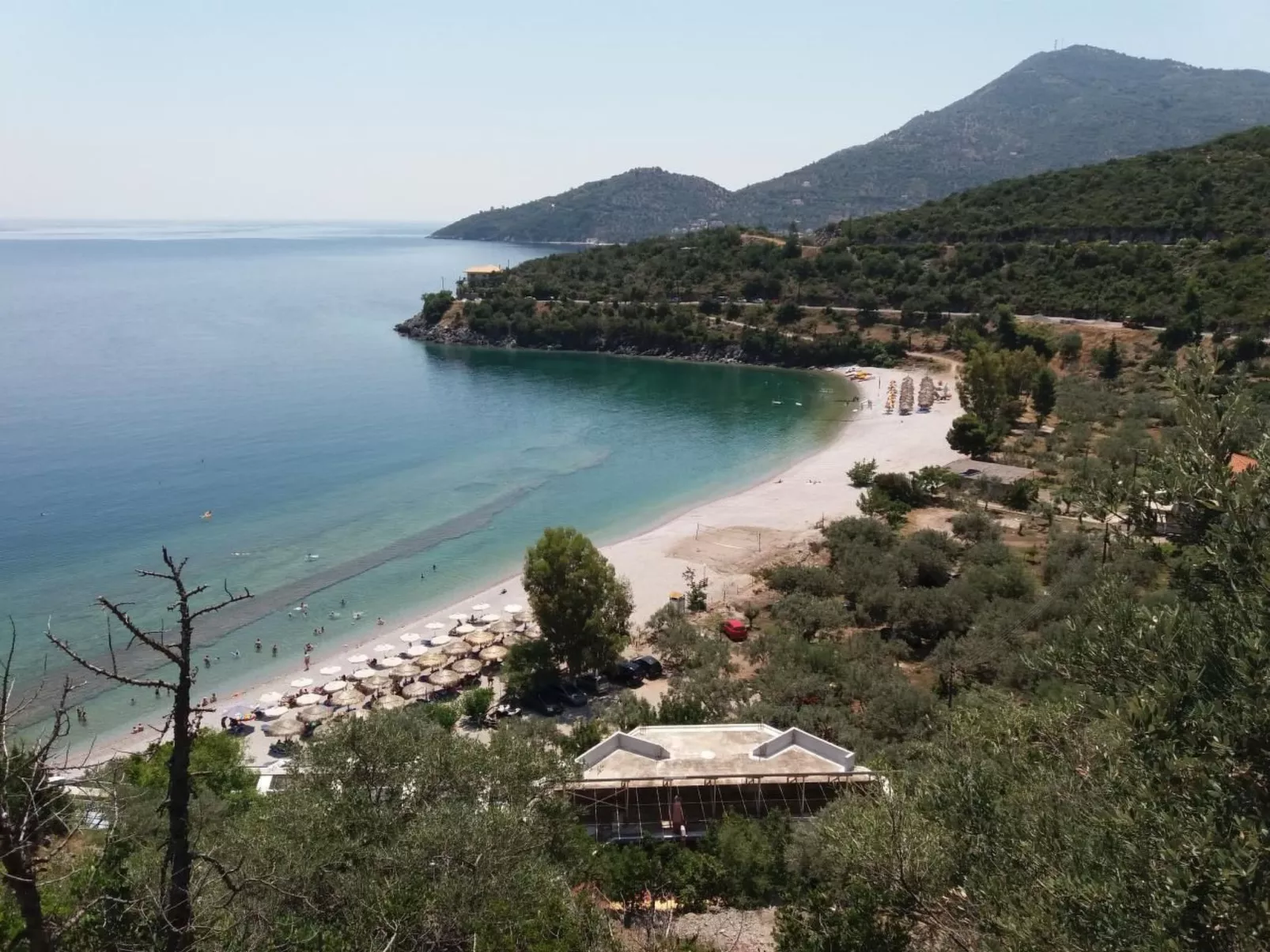 Mit Wasserblick-Outside