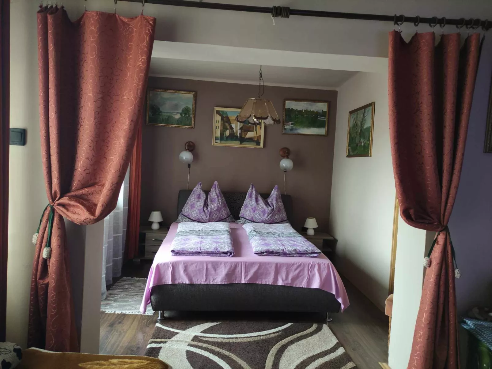 Appartement mit Grill-Dedans