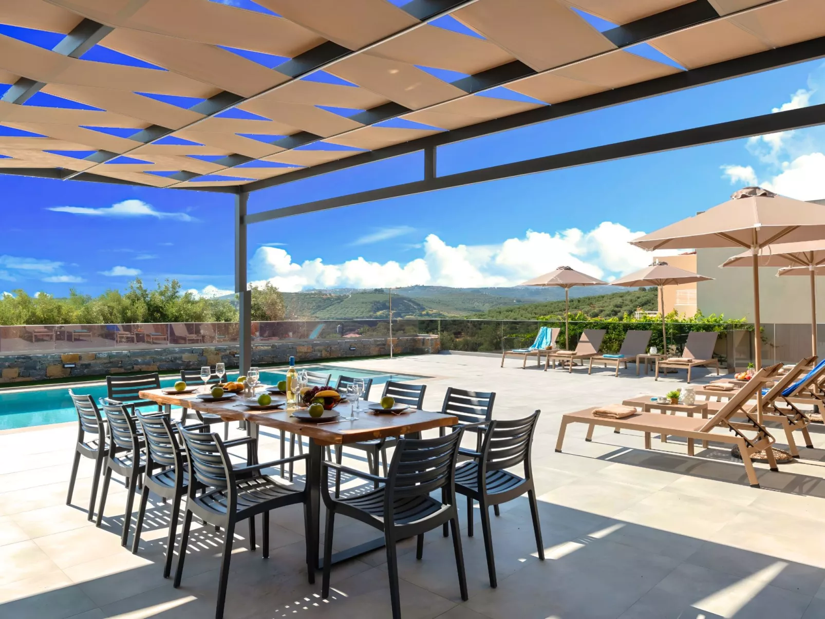 Stafa Villa Privater Pool-Outside