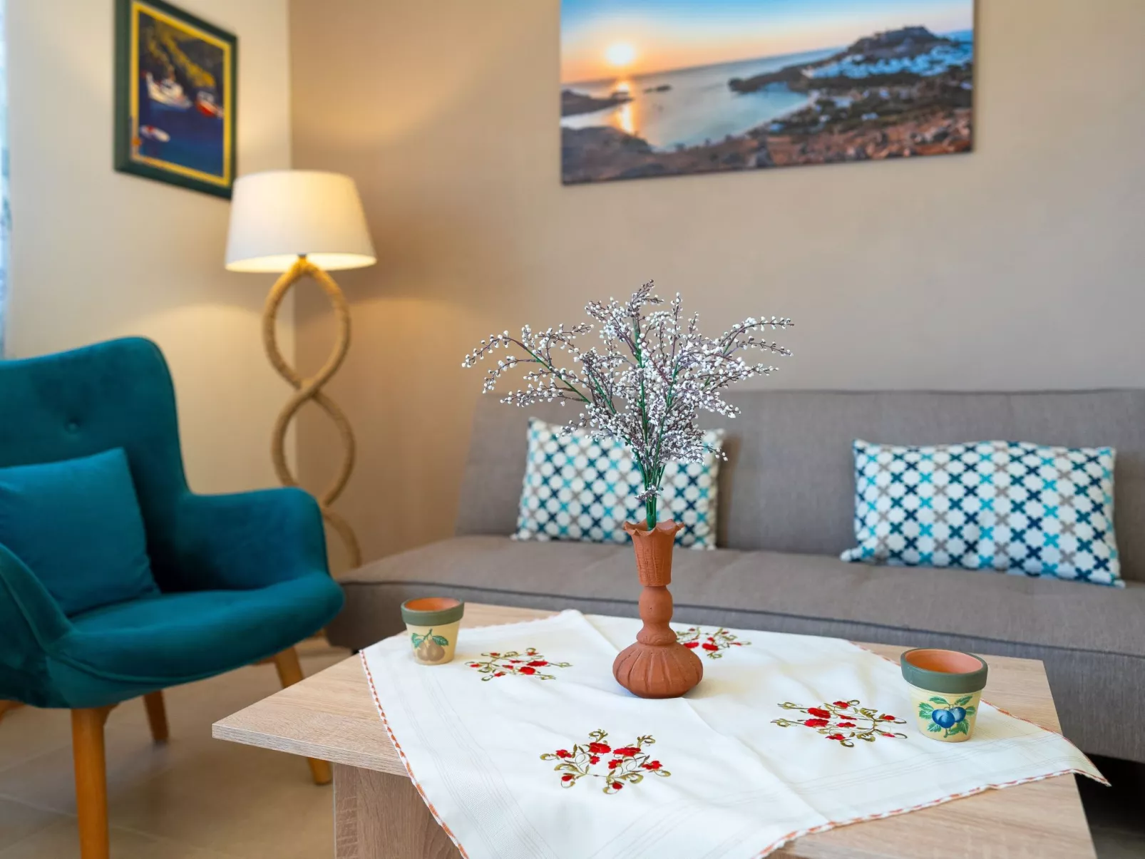 Mare Blu 2 am Strand-Dedans