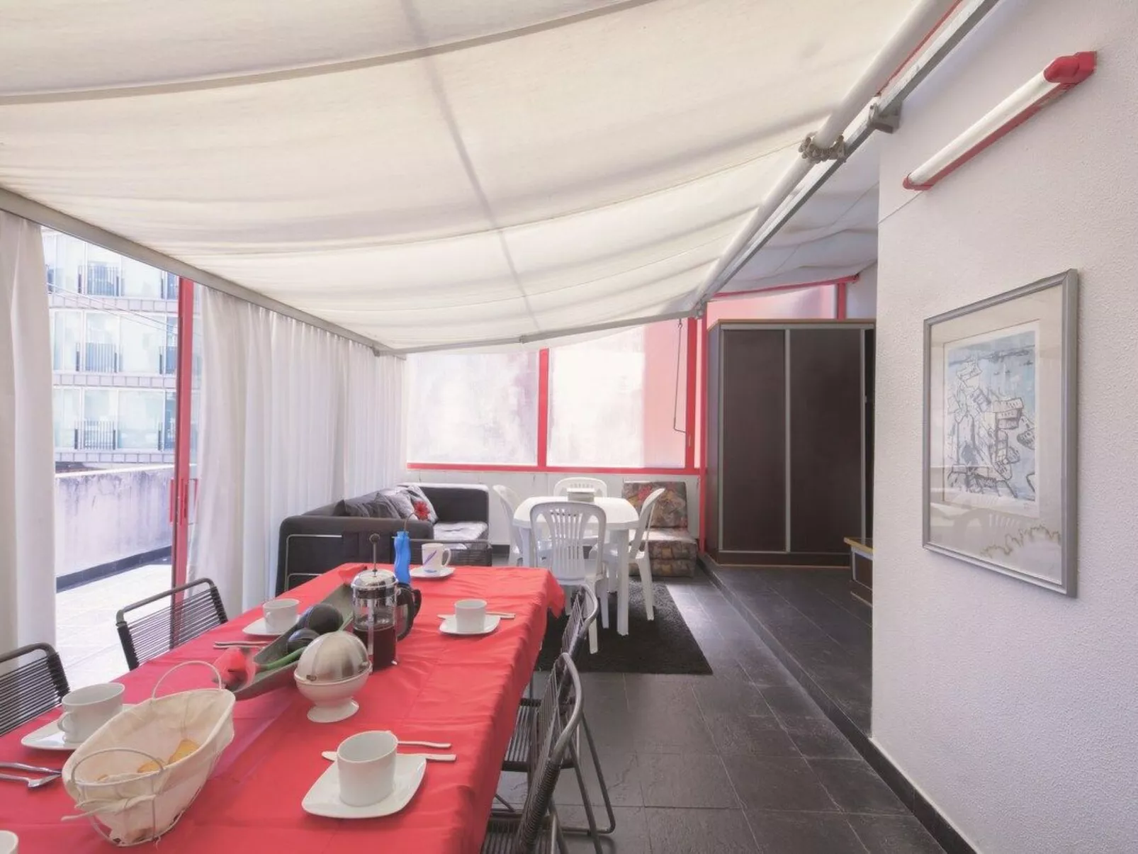 Wohnung mit Terrasse 100m vom Strand entfernt-Dedans