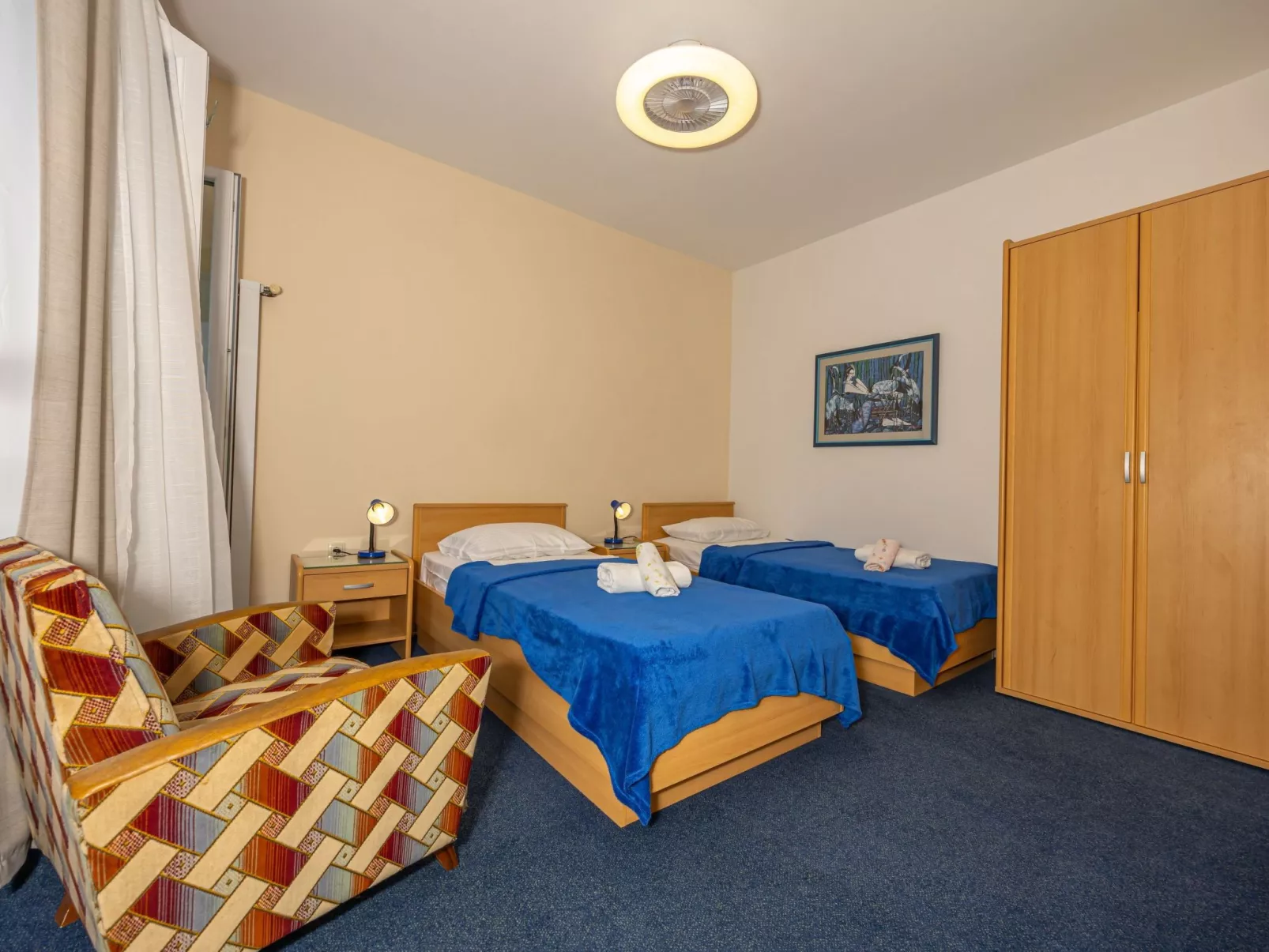 Familienappartement Balkon und Loggia mit Meerblick-Dedans