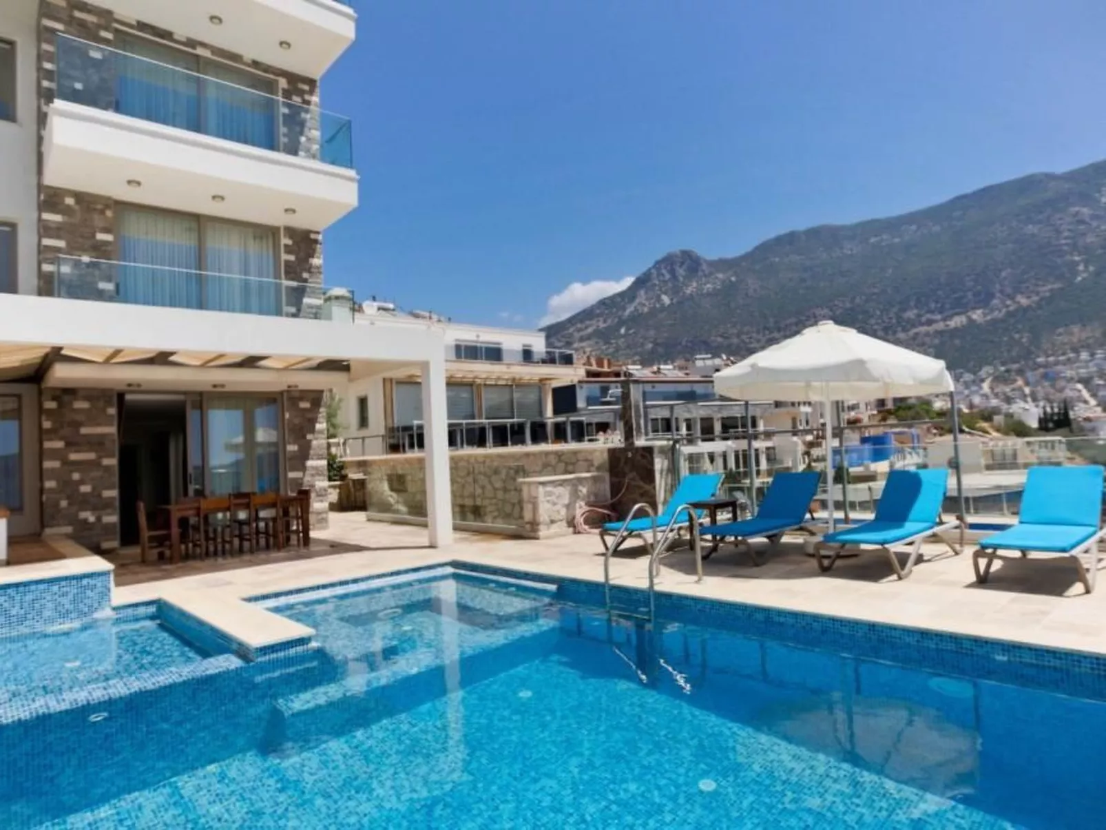 Villa Pool 2 mit Meerblick-Draußen