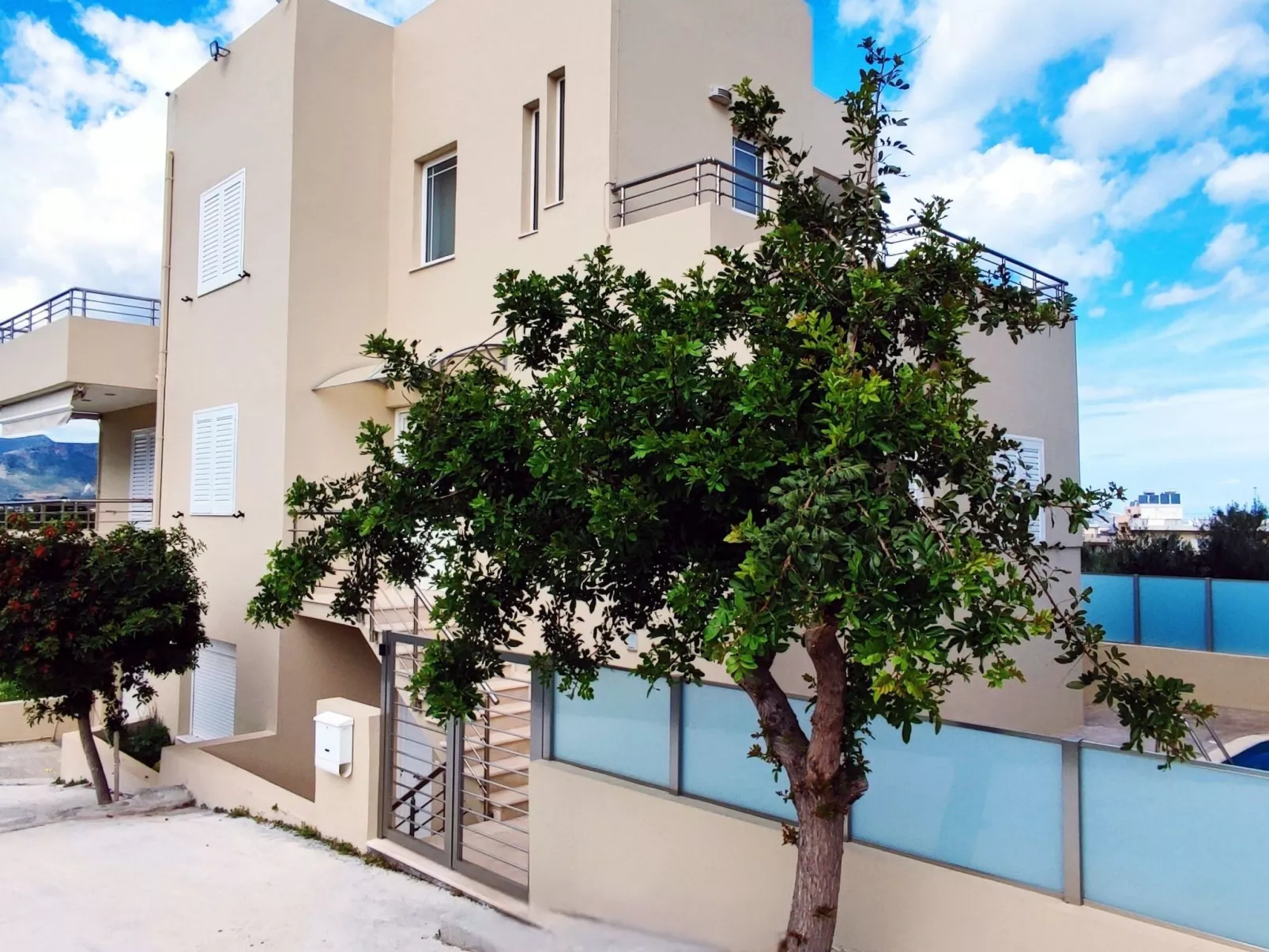 Haus in Agii Theodori mit privatem Pool und Panoramablick-Draußen