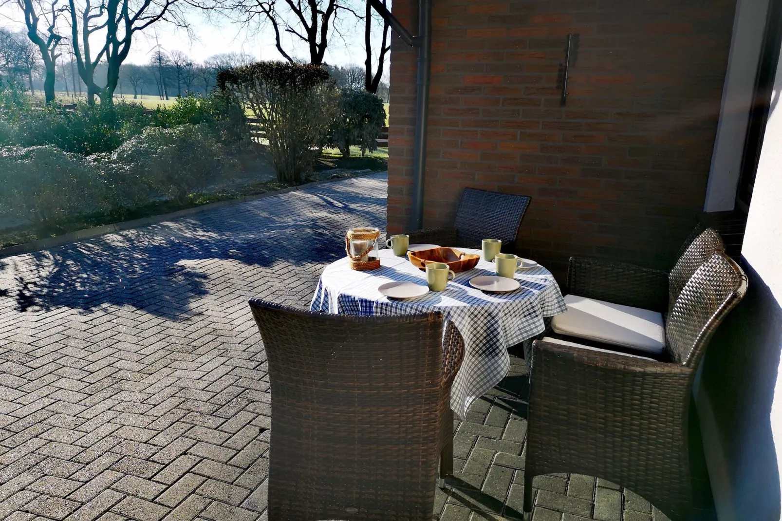 Ferienhaus Lukas in Lintig-Terrace balcony