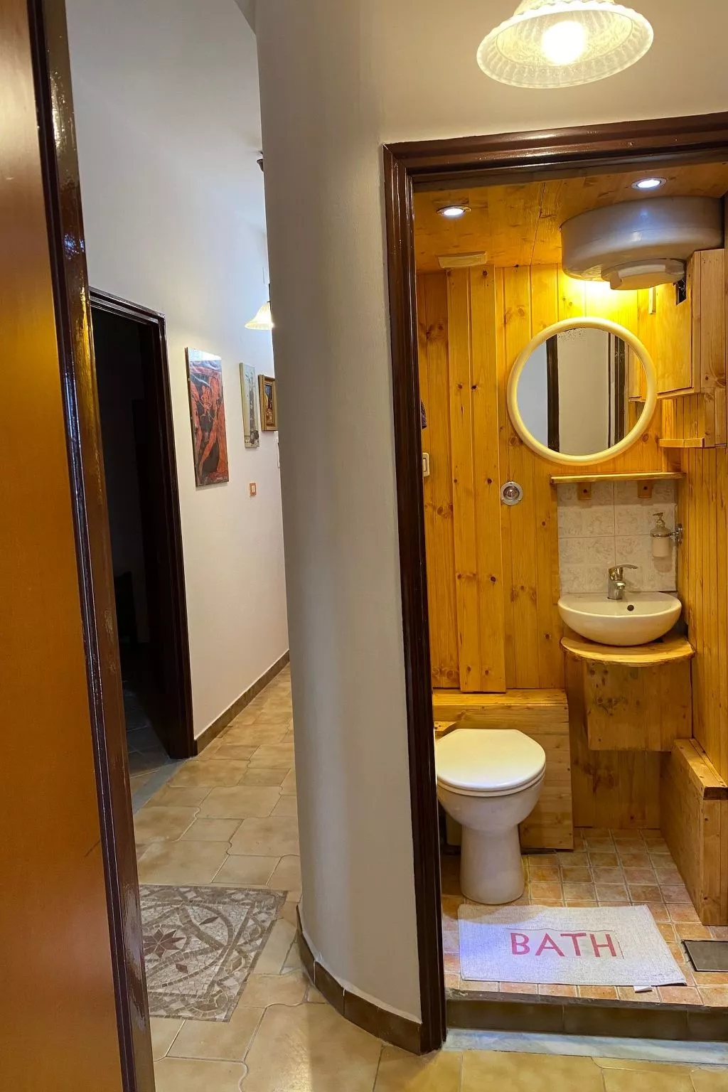 Wohnung an der Scala dei Turchi-Drinnen