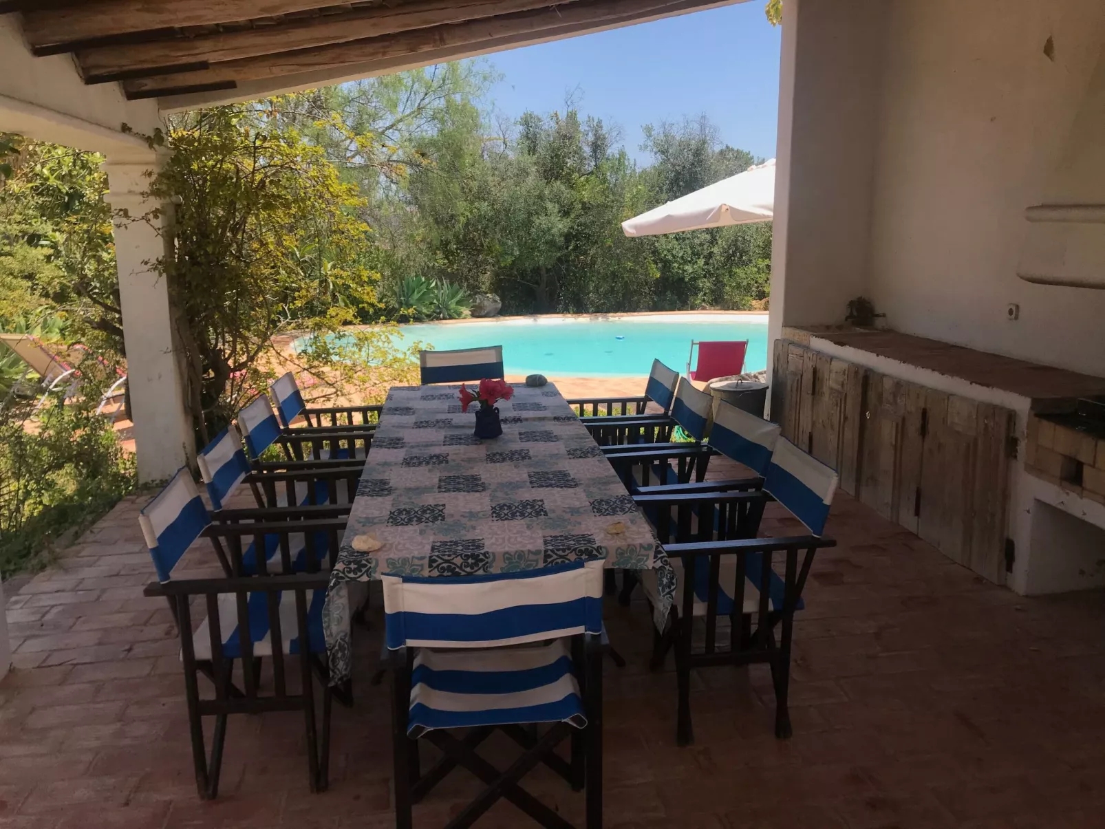 "Quinta do Sol" mit Kamin-Draußen