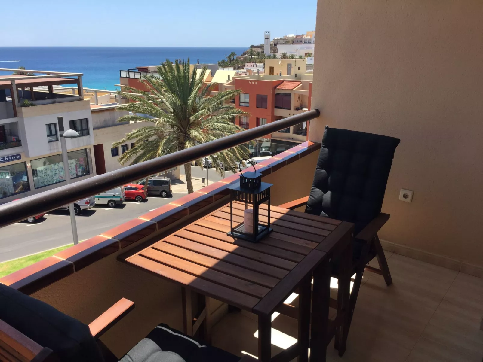 Strandnahe Ferienwohnung in Morro Jable mit Garten-Draußen