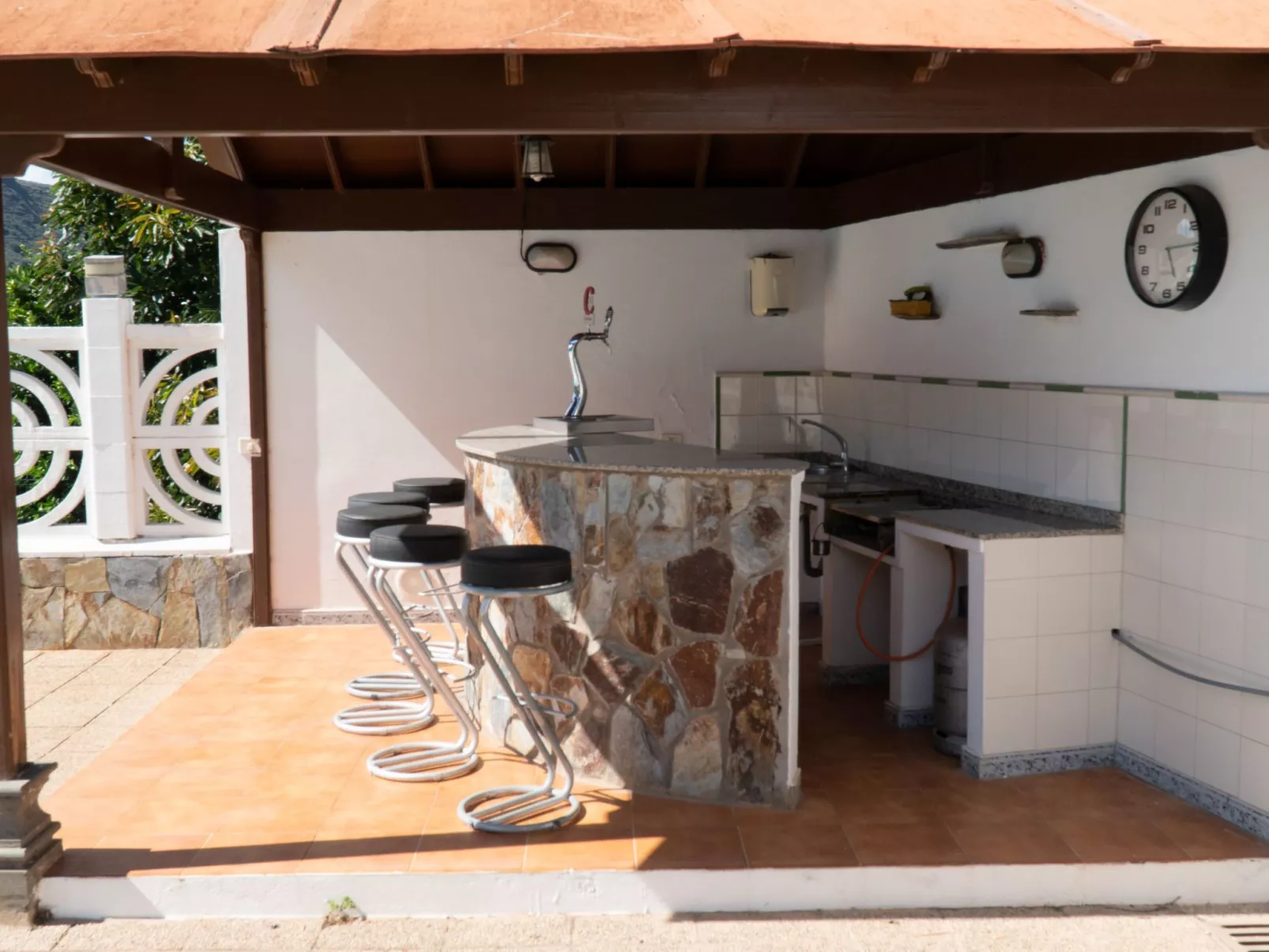 Typisch kanarische Finca Elena mit eigenem Pool-Draußen