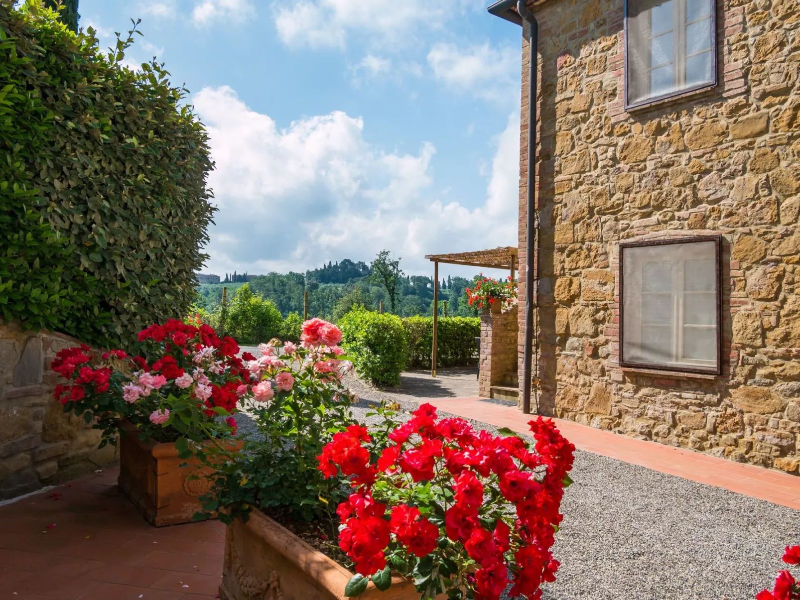 Vier-Zimmer-Wohnung Borgo Collelungo 2 Bäder, erster Stock-Outside