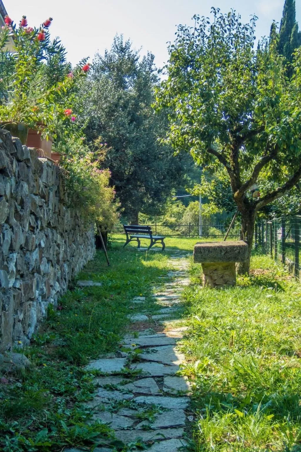 Unabhaengige Wohnung in Velva mit Garten und Grill-Outside