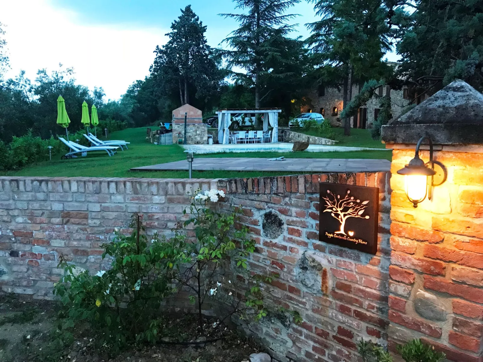 Landhaus Poggio Cantarello - Toskana-Draußen