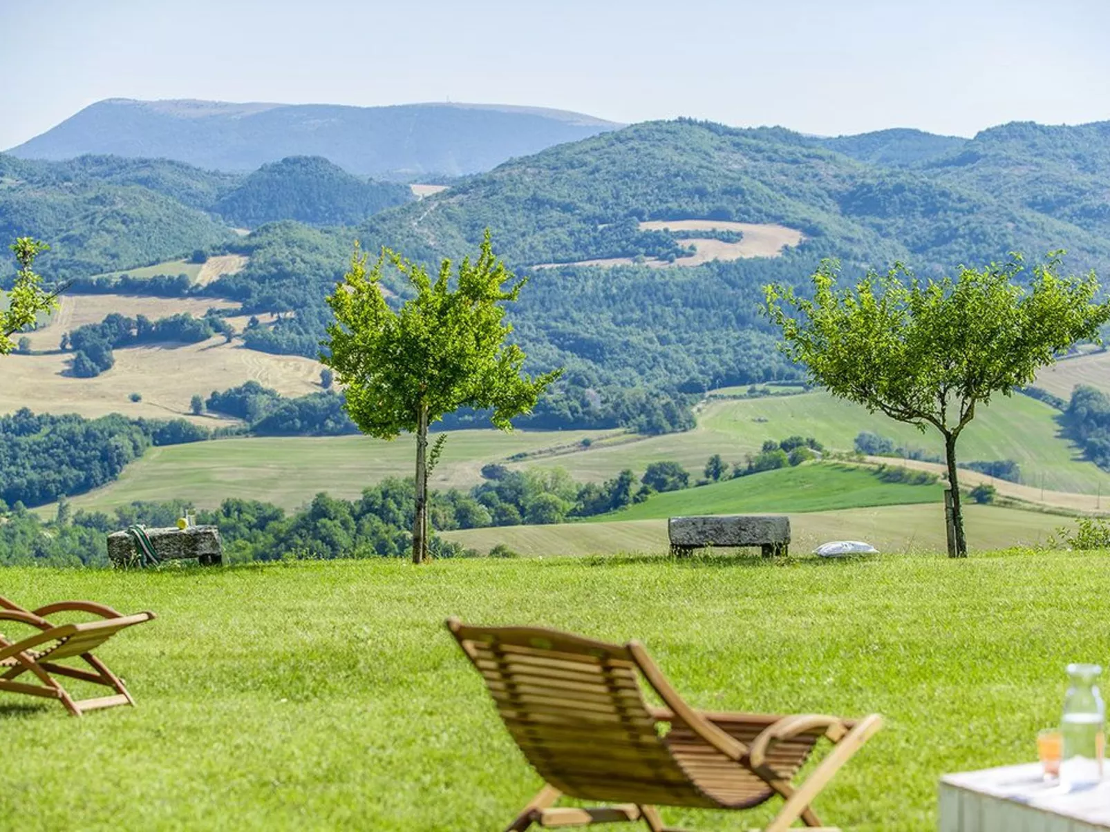 Ferienvilla 'Checello' mit privatem Pool-Draußen