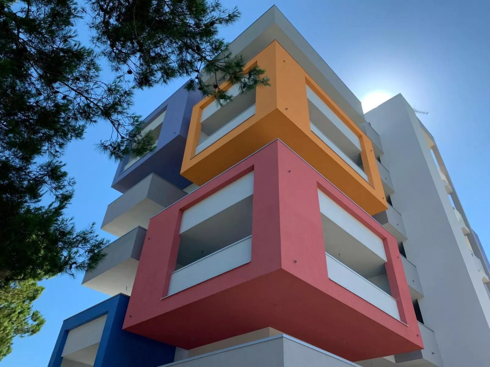 Einzimmerwohnung 'Saturnotel 502' mit Balkon-Draußen