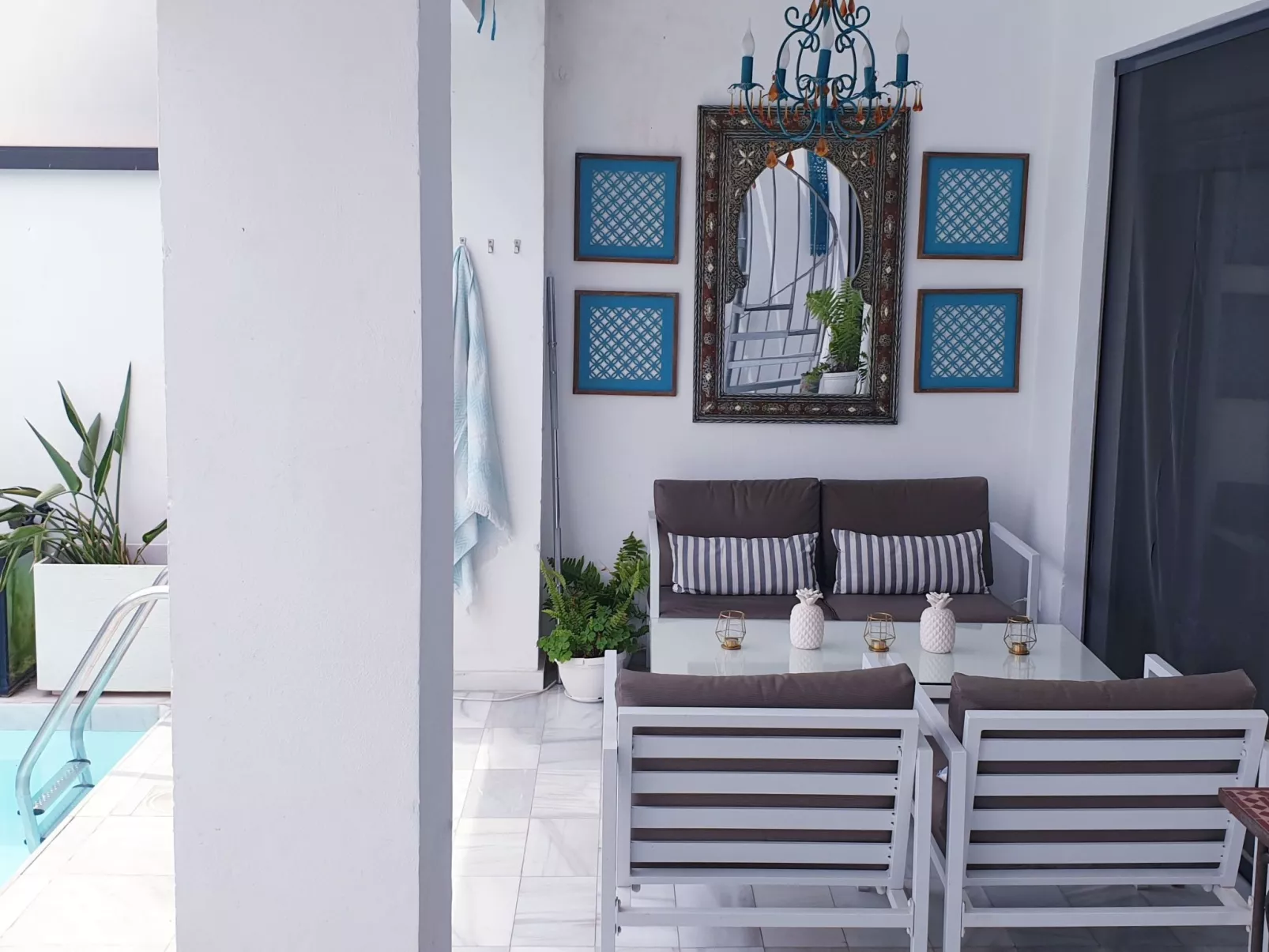 Casa Marysol mit Pool und Terrasse in Strandnähe-Draußen