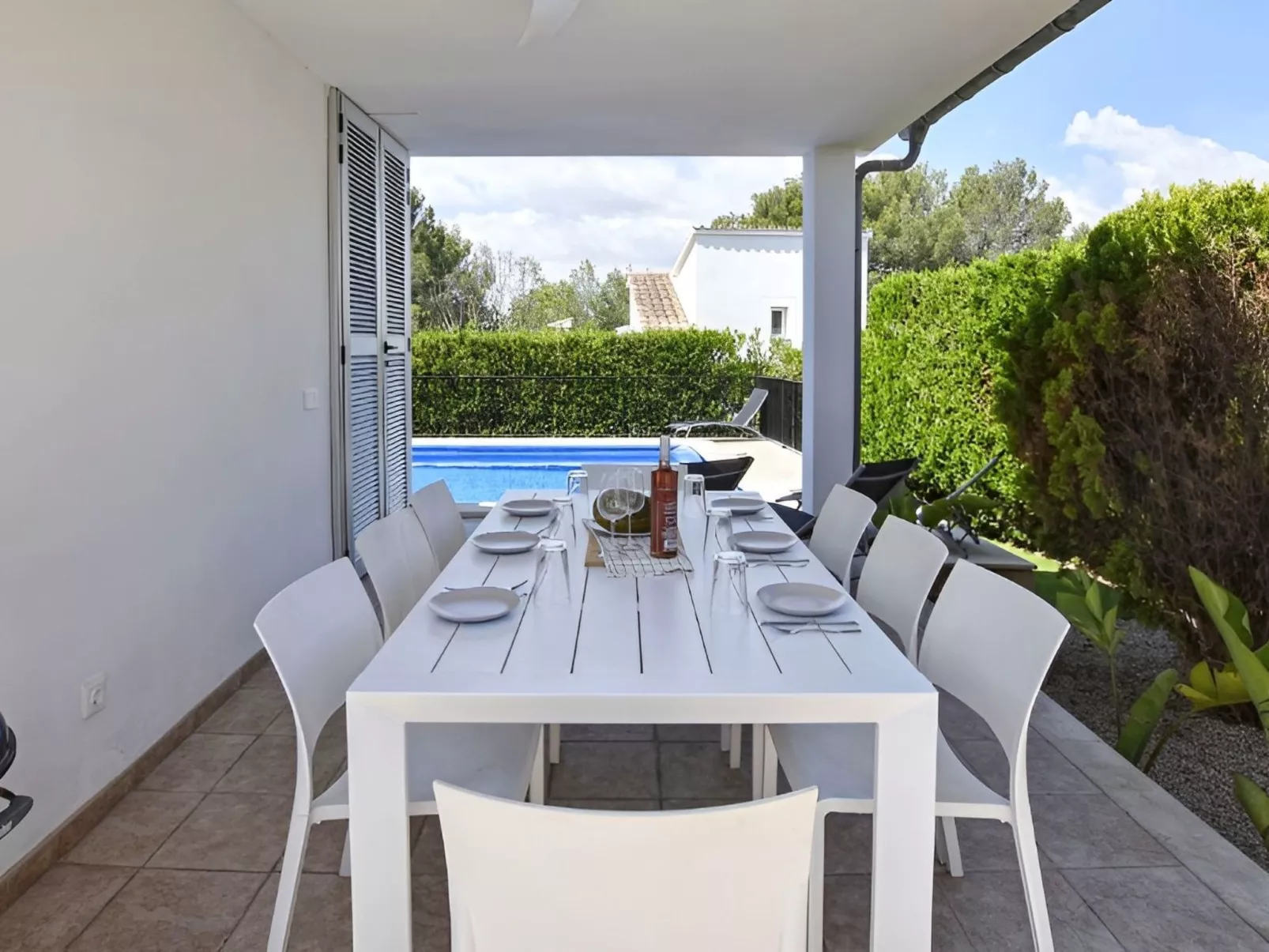 Villa "Calma" mit privatem Pool und Meerblick - Dehors