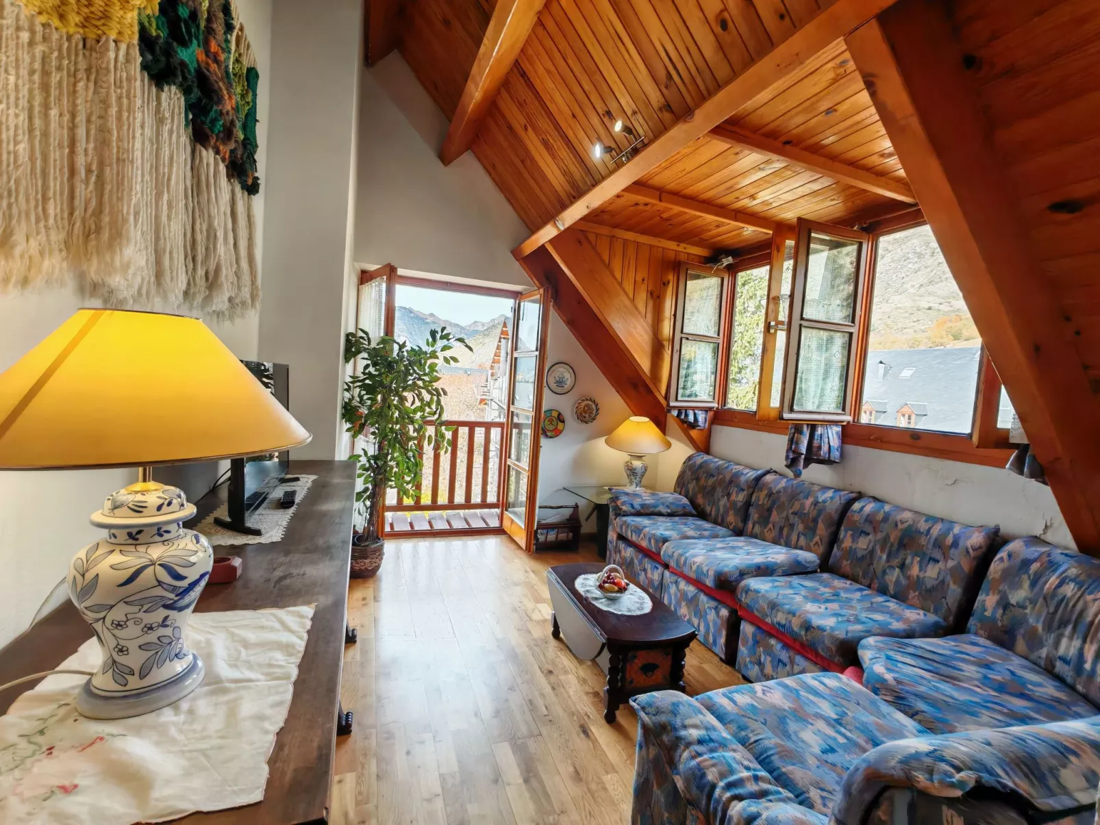 Duplex Muntanyó 2 mit Balkon und Blick auf den Berg Vall de Boí-Dedans