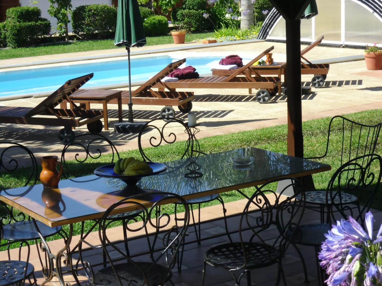 Romantisches Landhaus mit Pool-Outside