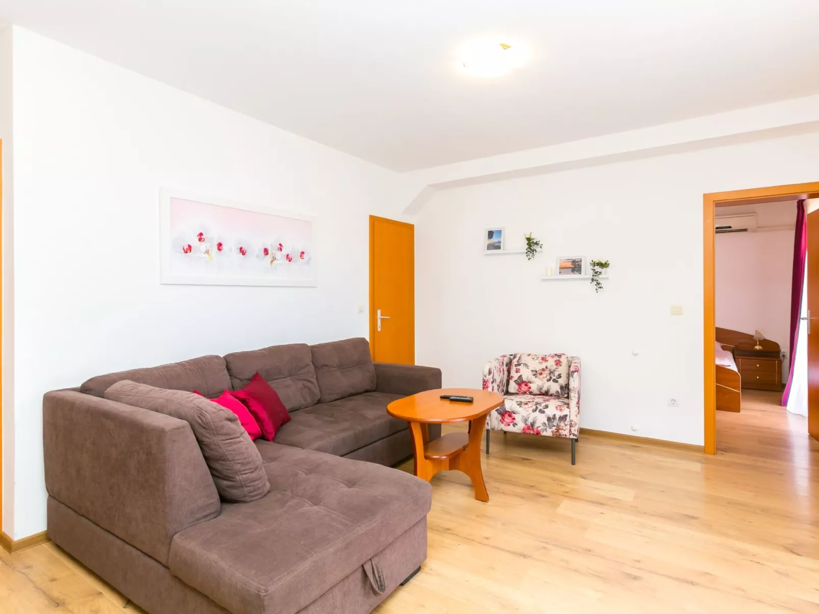 Angenehme Wohnung mit Terrasse und Barbecue