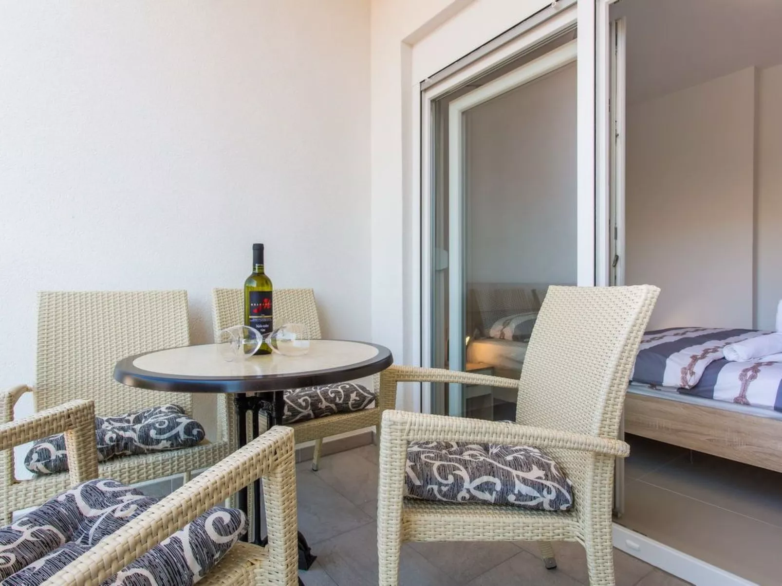 Nettes Appartement in Baška mit Eigenem Balkon