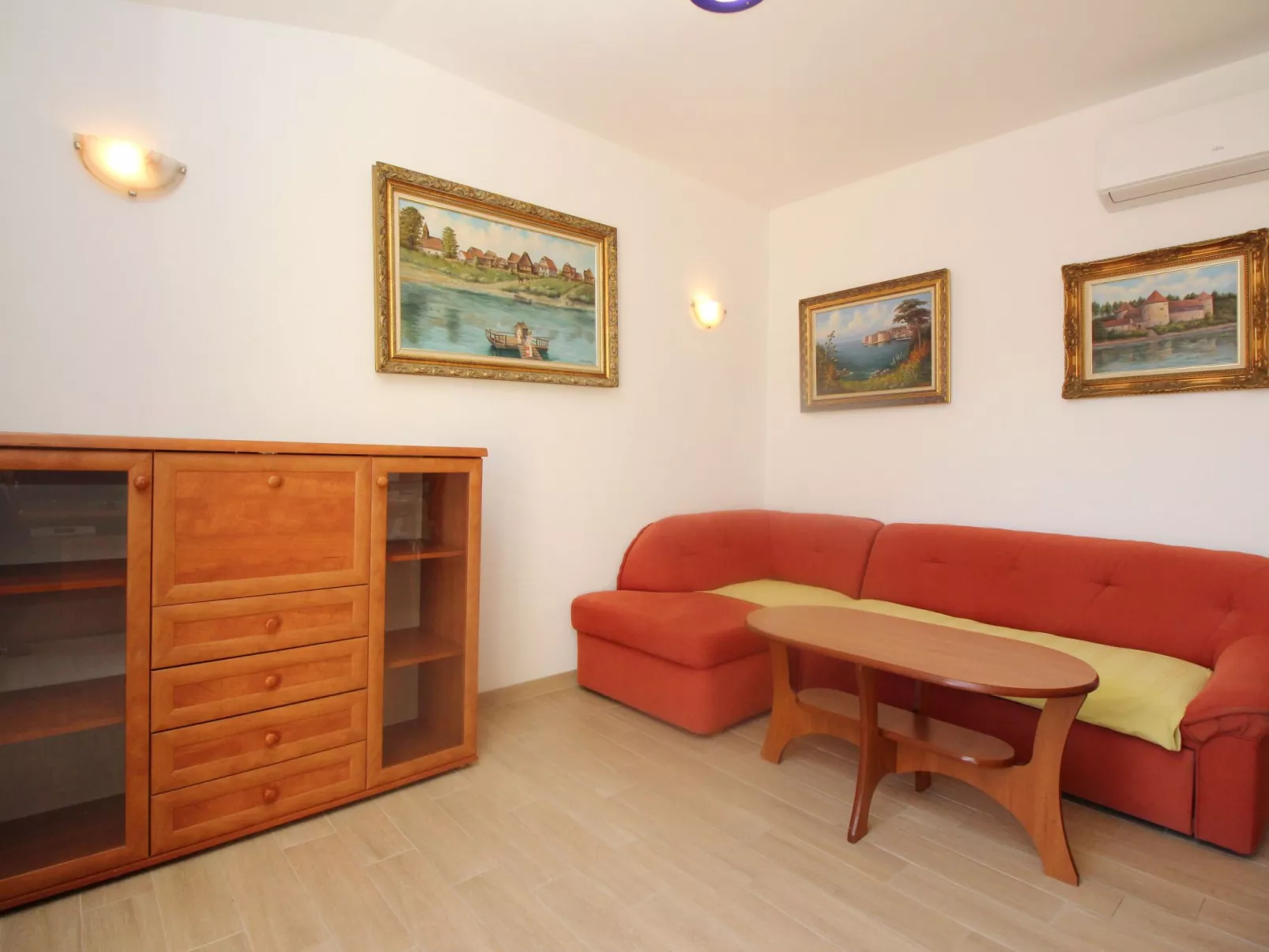 In Baška mit Eigenem Balkon-Drinnen