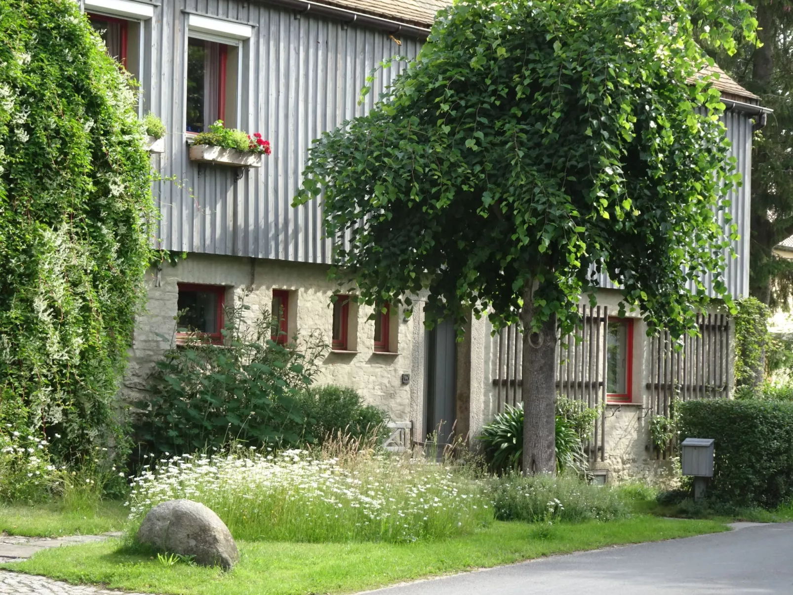Landlust, Stadtnah -  Fewo im ehemaligem Bauernh-Outside