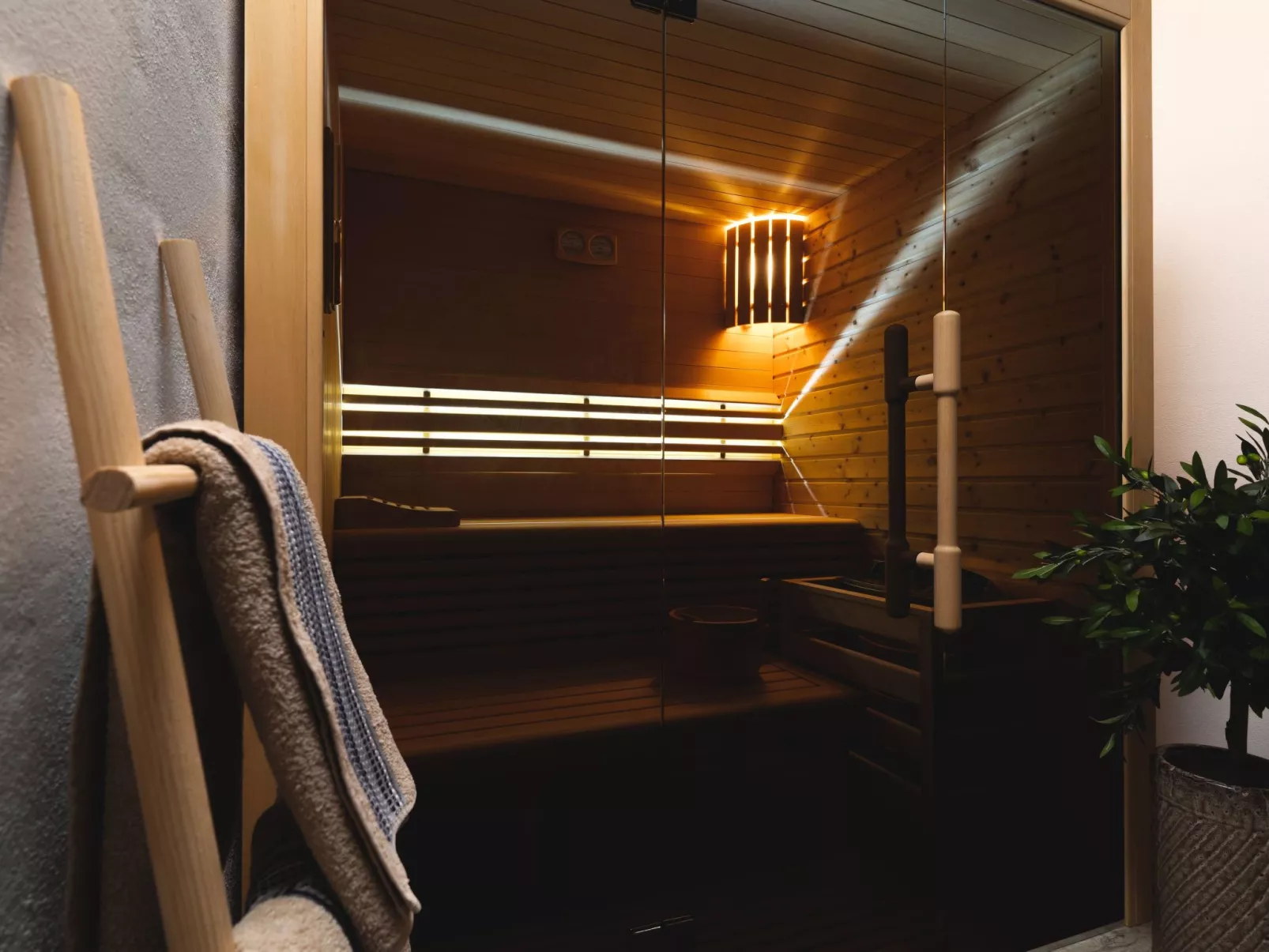 Villa Longfield mit privaten Pool und Sauna-Dedans