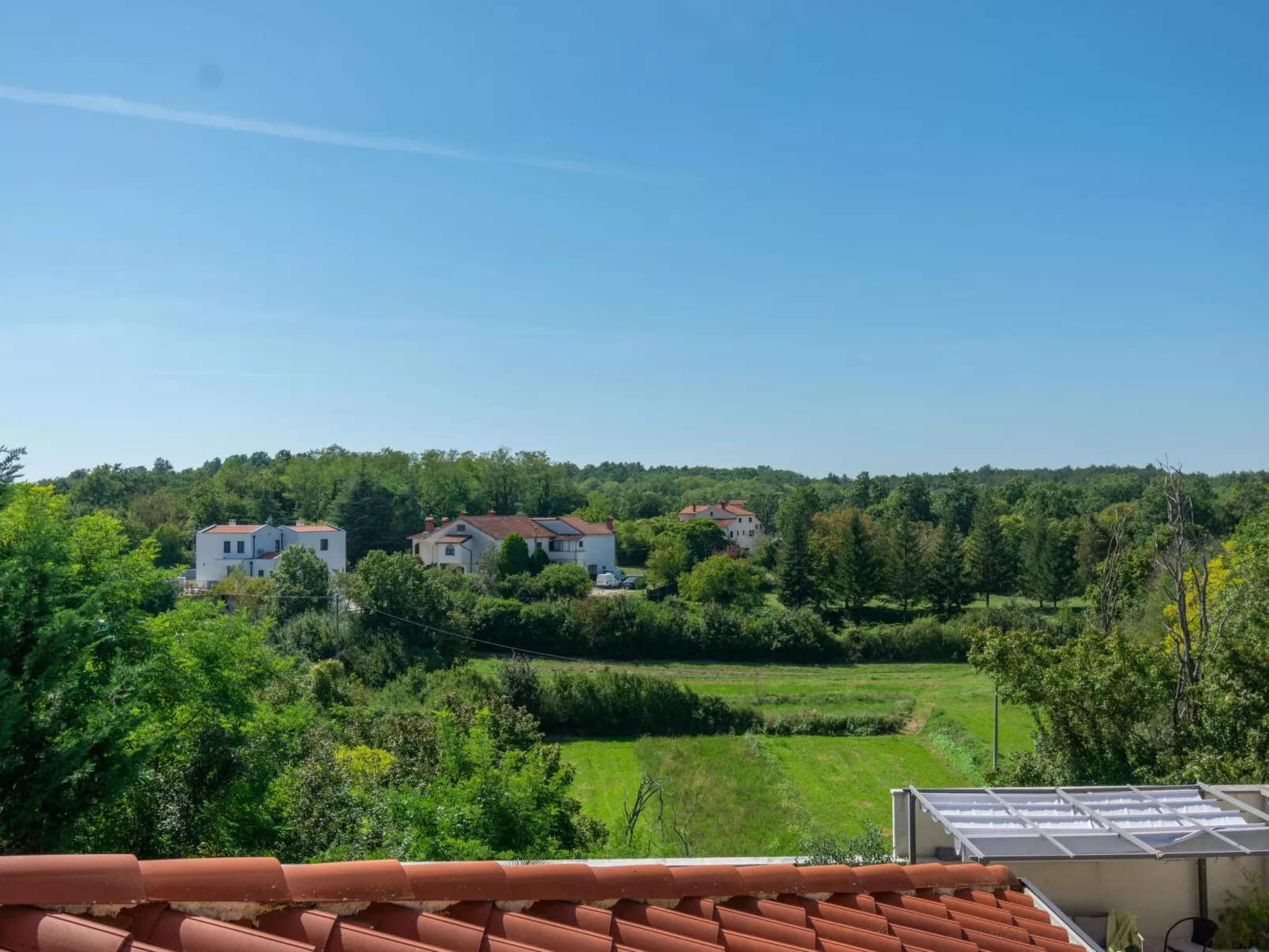 Private Villa mit Panoramablick-Draußen