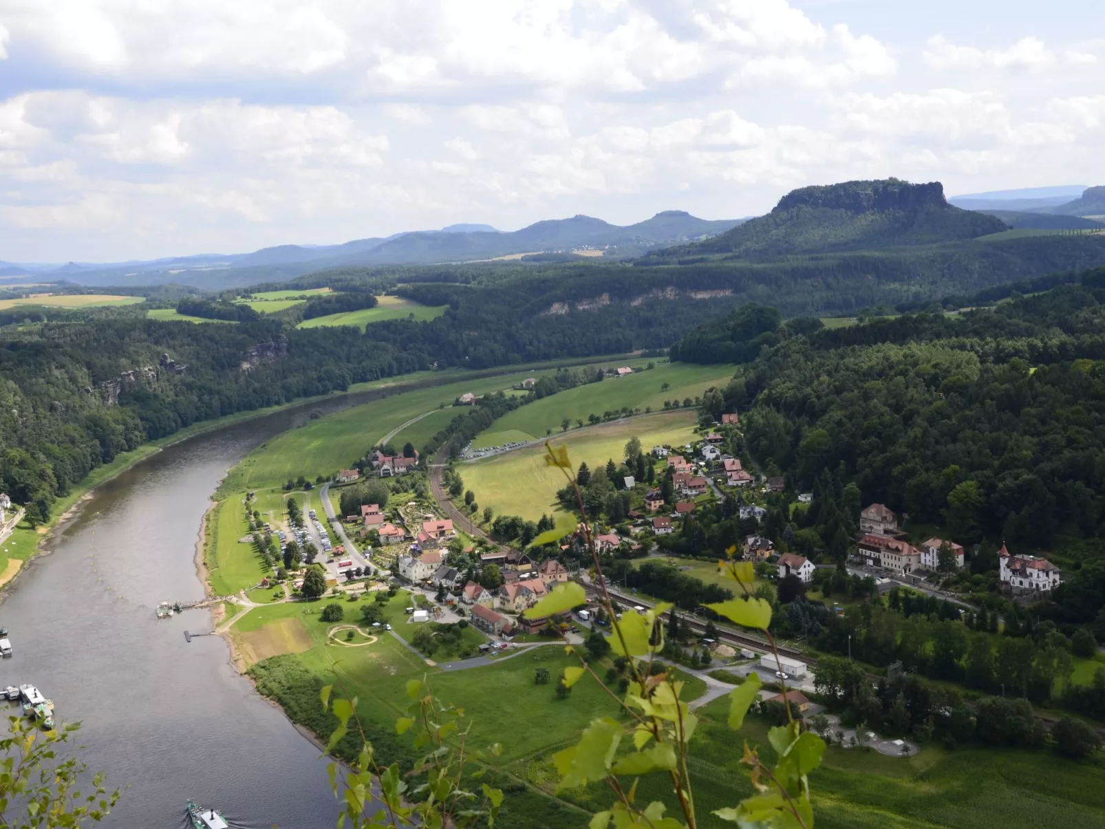 Panoramablick in Königstein-Dehors