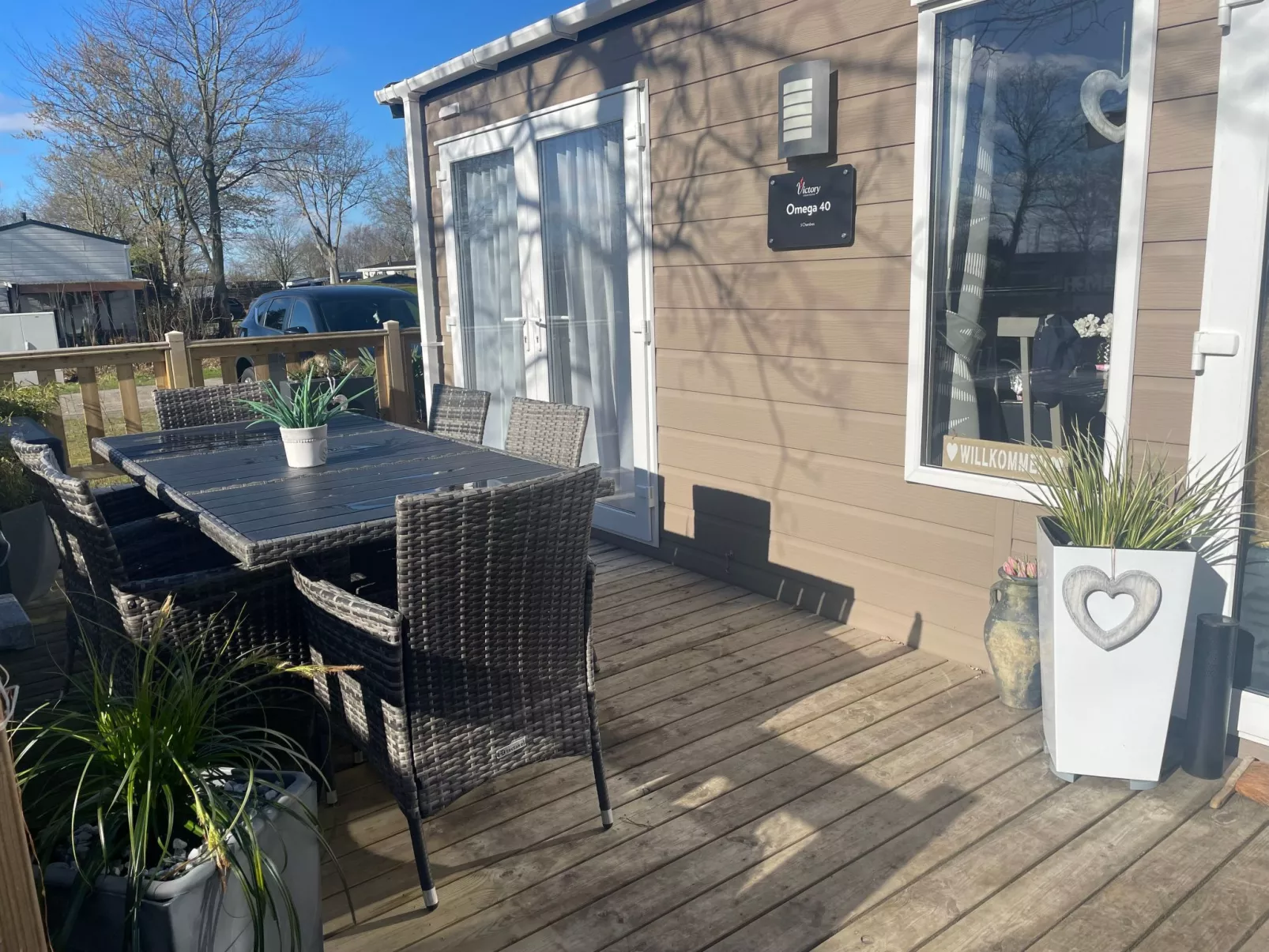 Chalet in Strandnähe