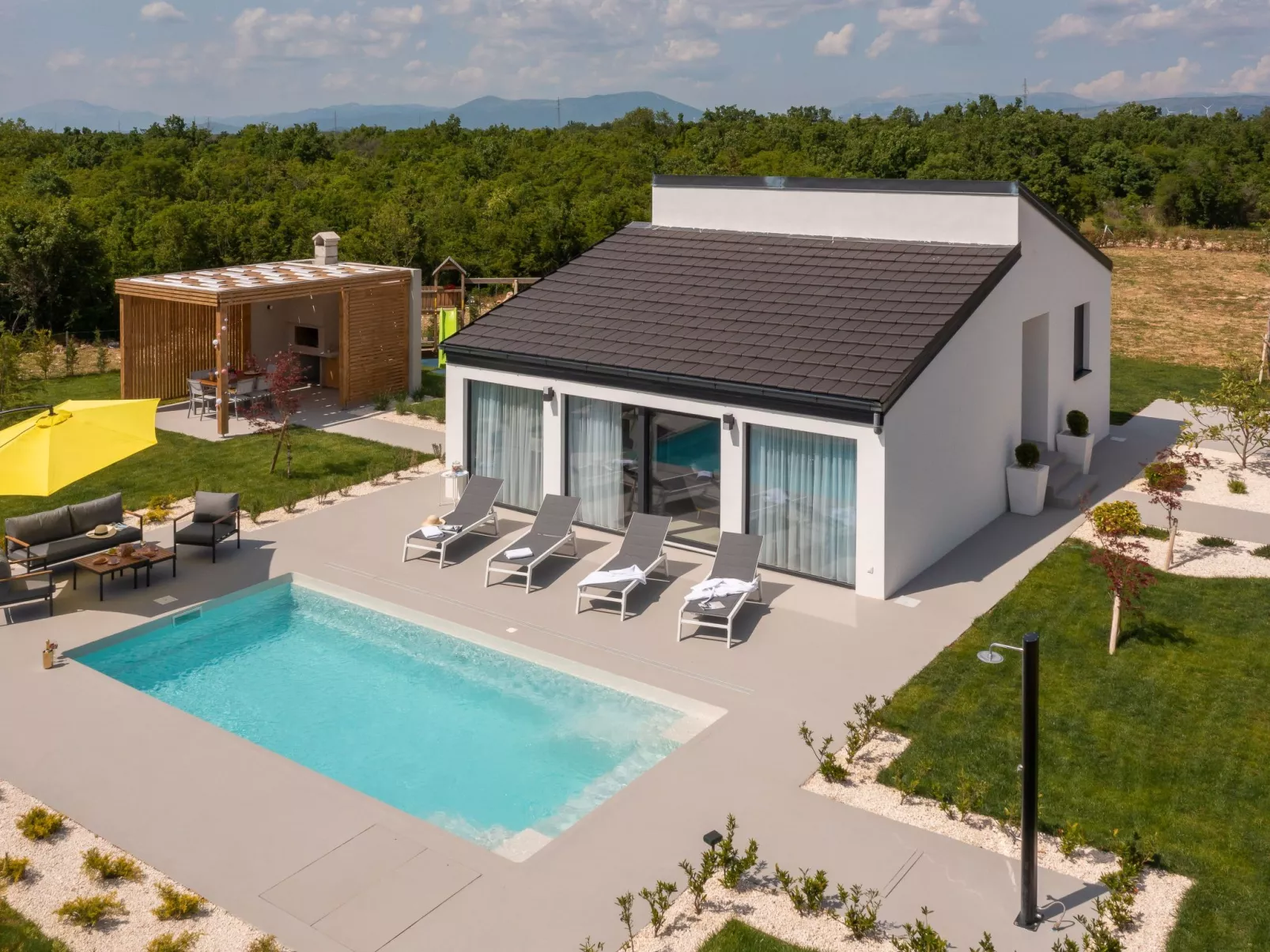 Villa Bandelli mit Spa in Oklaj-Dedans