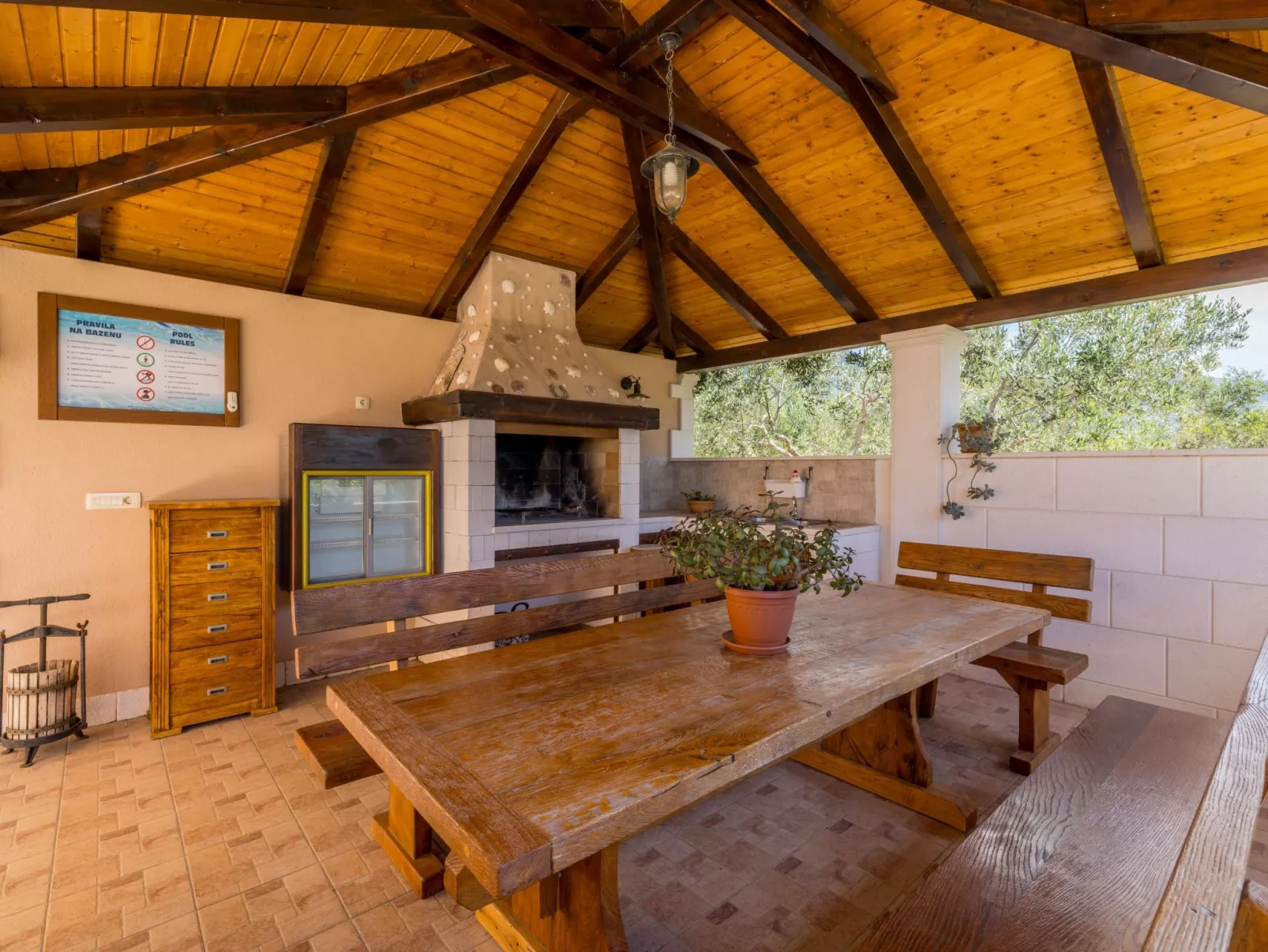 Villa Oasis privater Pool für bis zu 10 Personen-Draußen