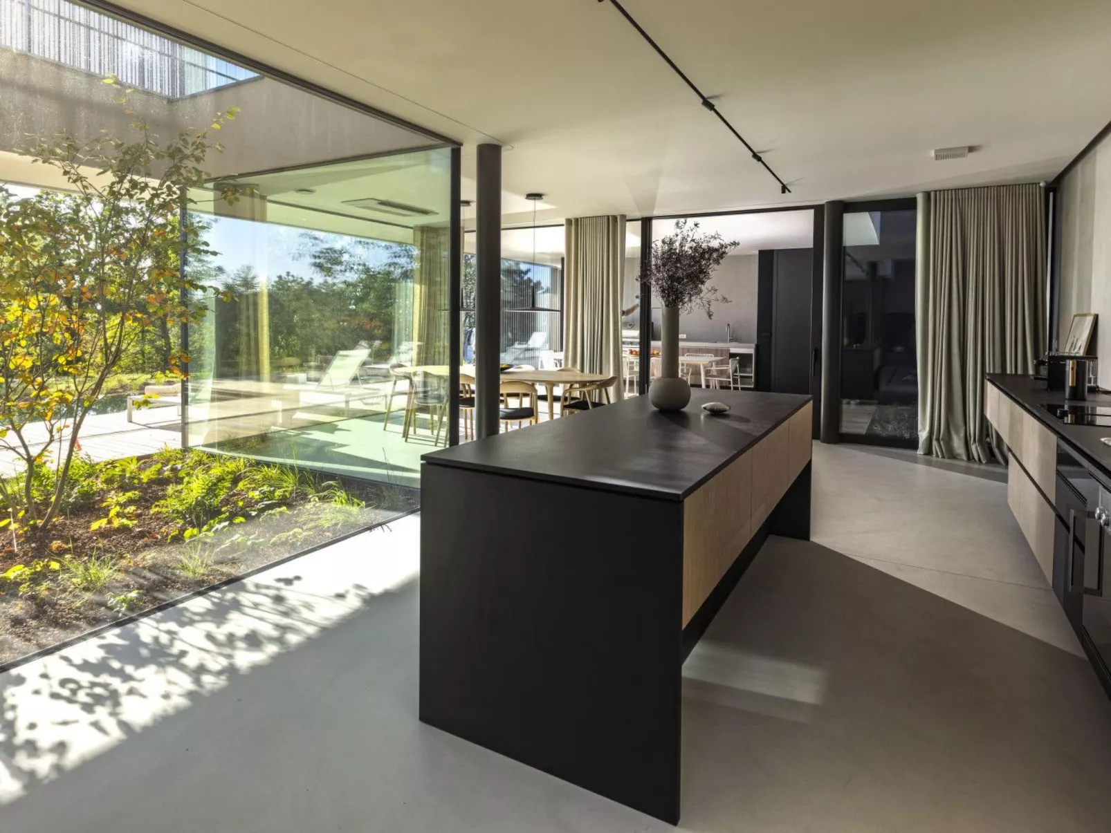 Ferienvilla MIstra mit privatem Pool-Draußen