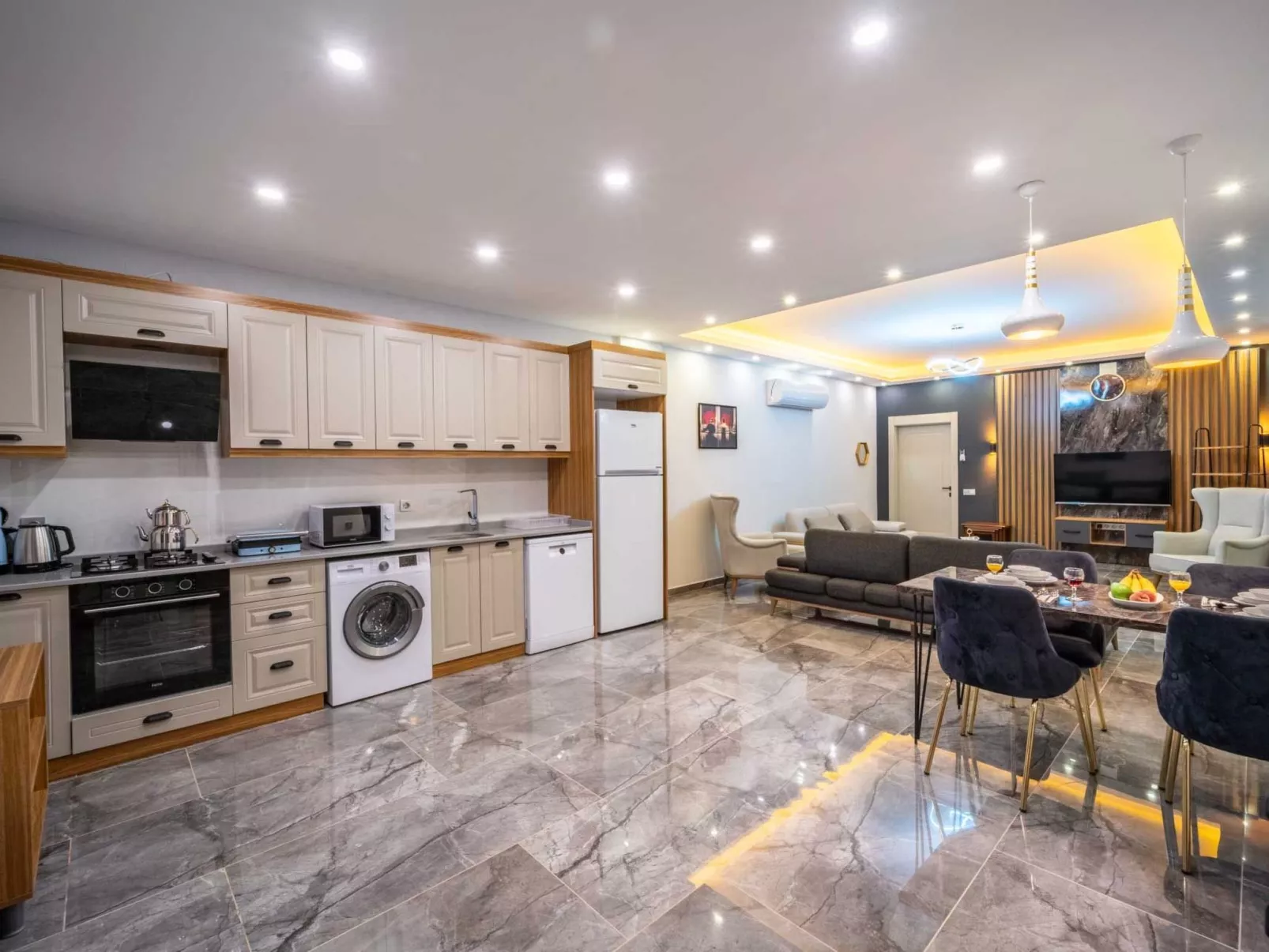 Romantische Luxusvilla in Kalkan Islamlar-Inside