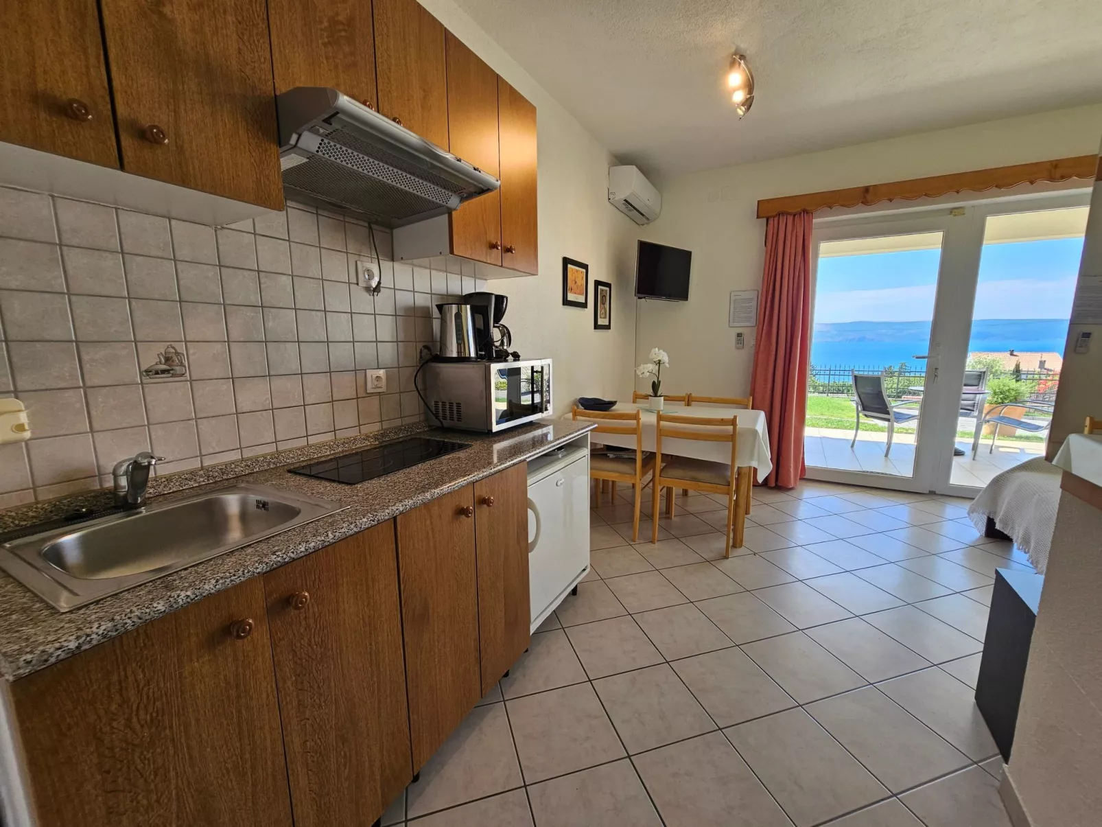 Appartement Studio mit Terrasse-Dedans