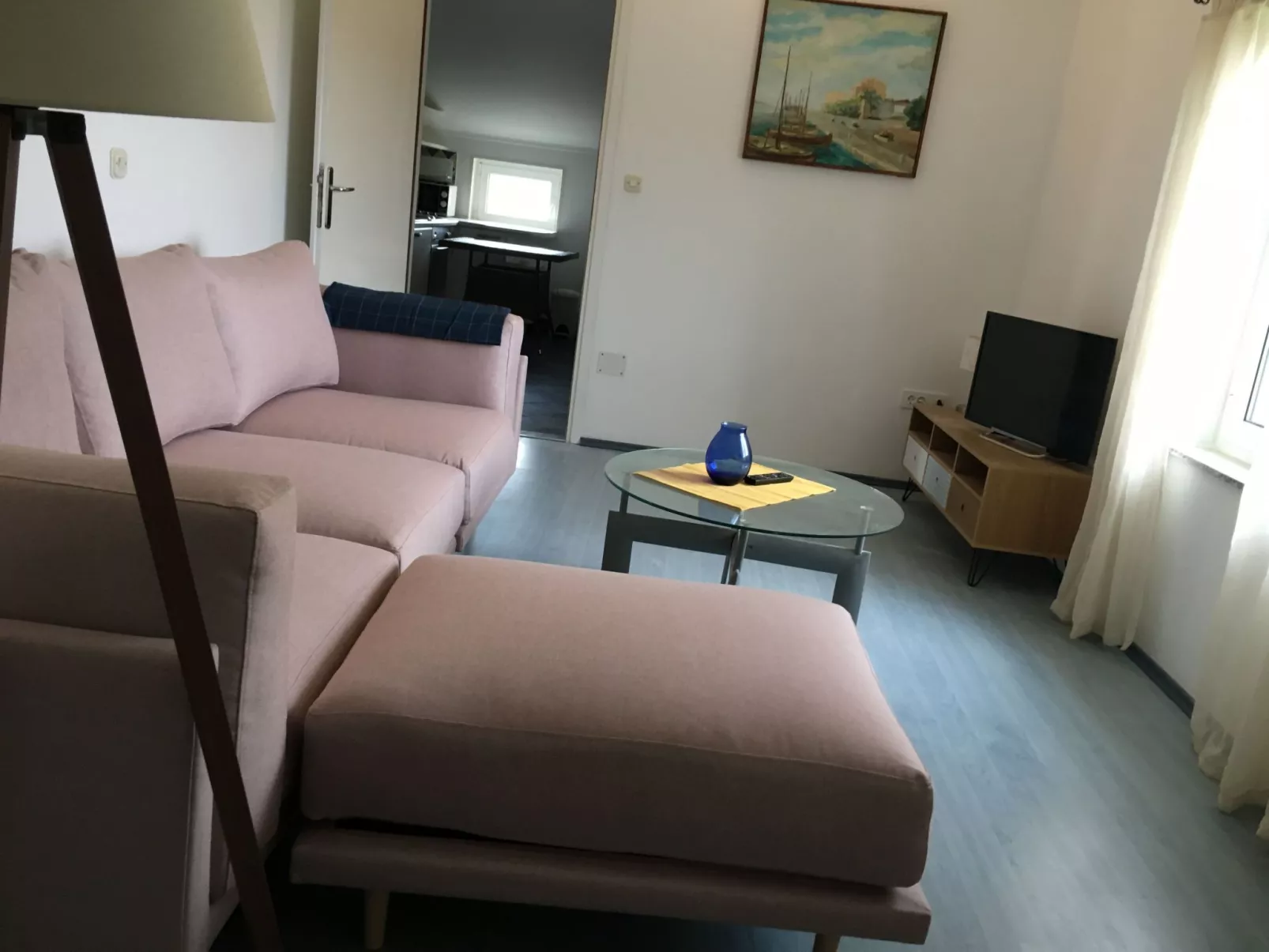 The Blue Line Ferienwohnung mit Balkon-Drinnen