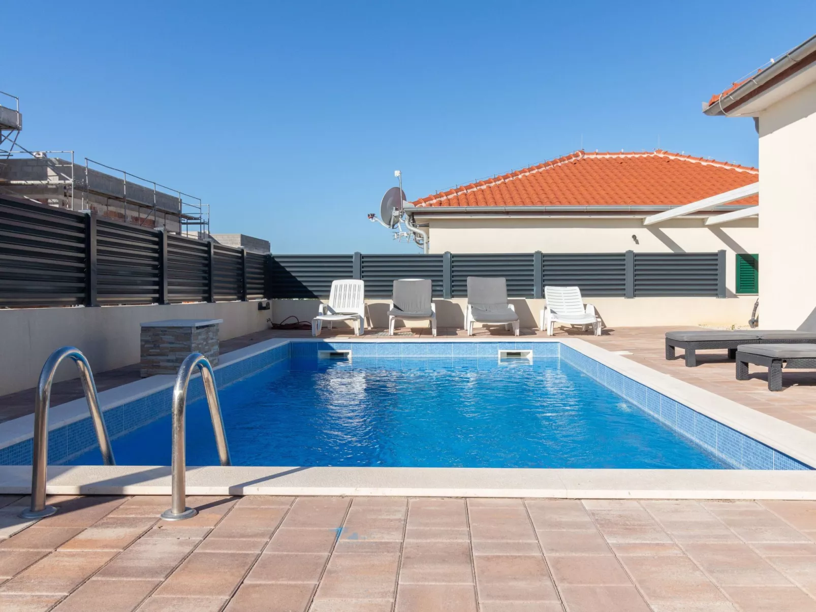 Villa in Vrsi 01 mit beheiztem Pool - TA Leut Agency-Dehors