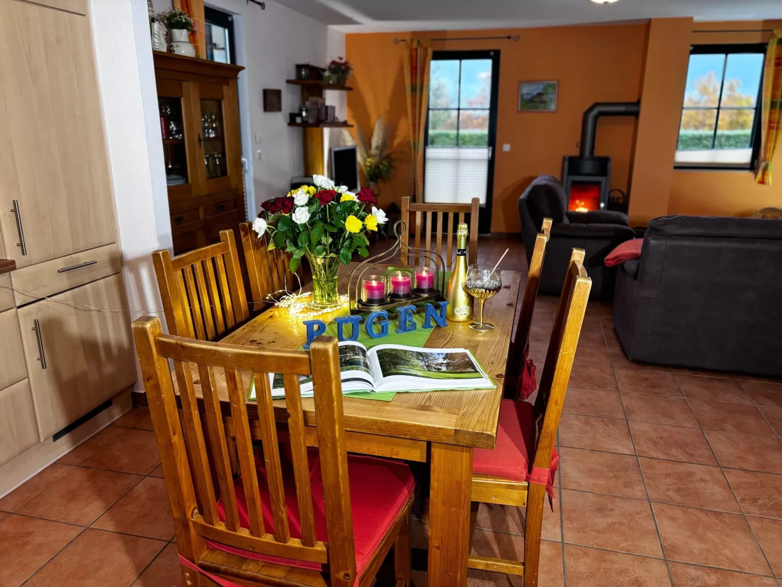 Reethaus Vera am Meer mit Sauna und Kamin-Dedans